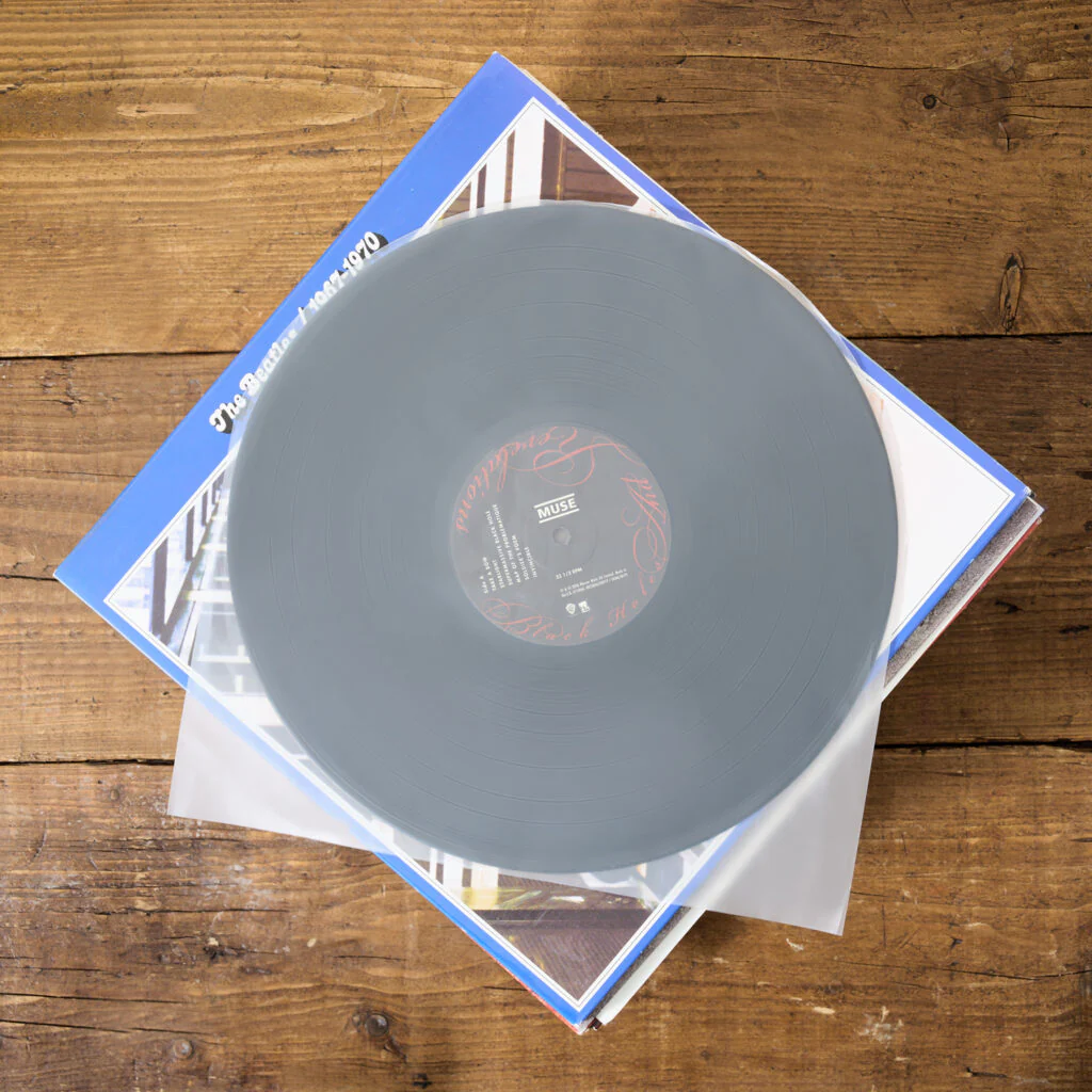 12″ HDPE Inner Record Sleeves With Curved Base – Pack of 25 - Image 3