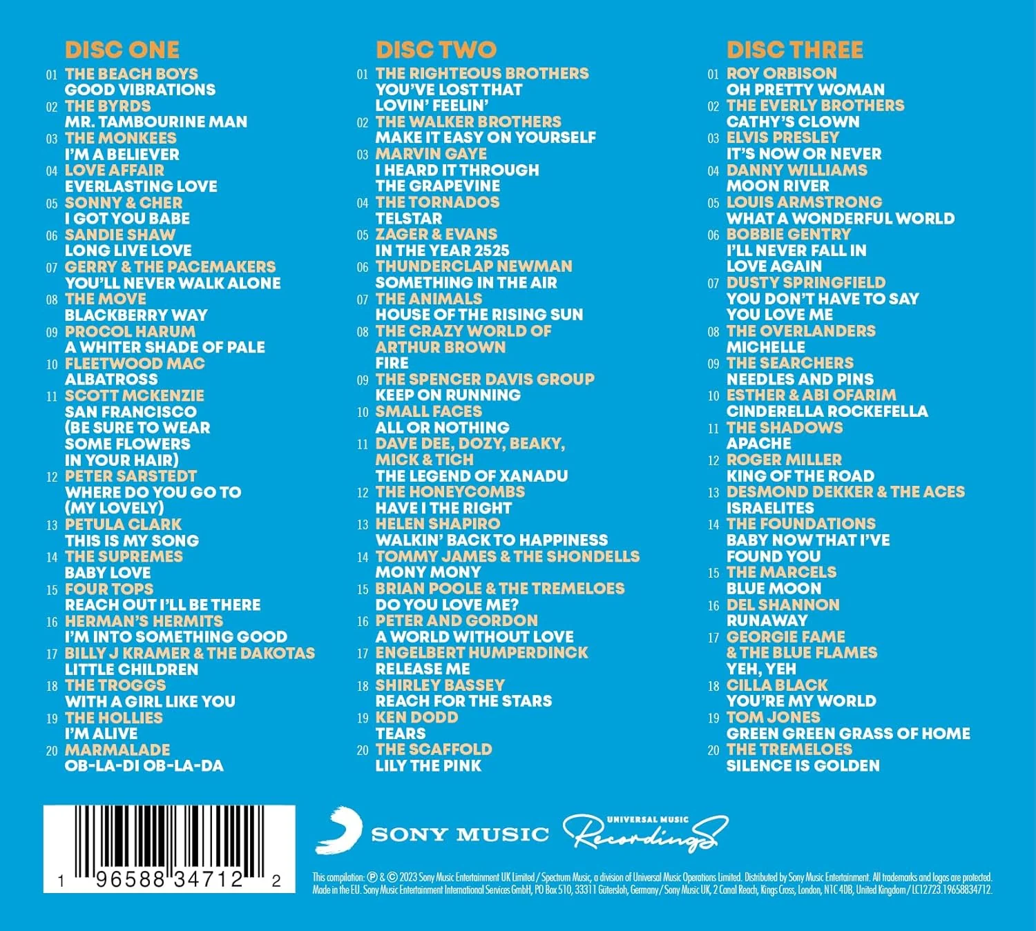 #1's 60's - 3CD - Image 2