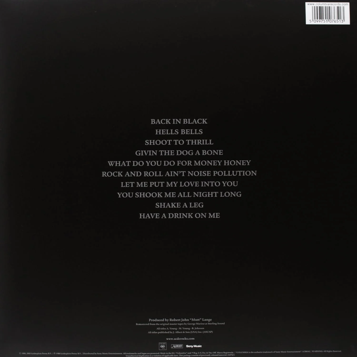 Ac/dc - Back In Black - Image 5