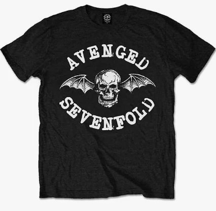 Avenged Sevenfold - Classic Deathbat Black T-Shirt