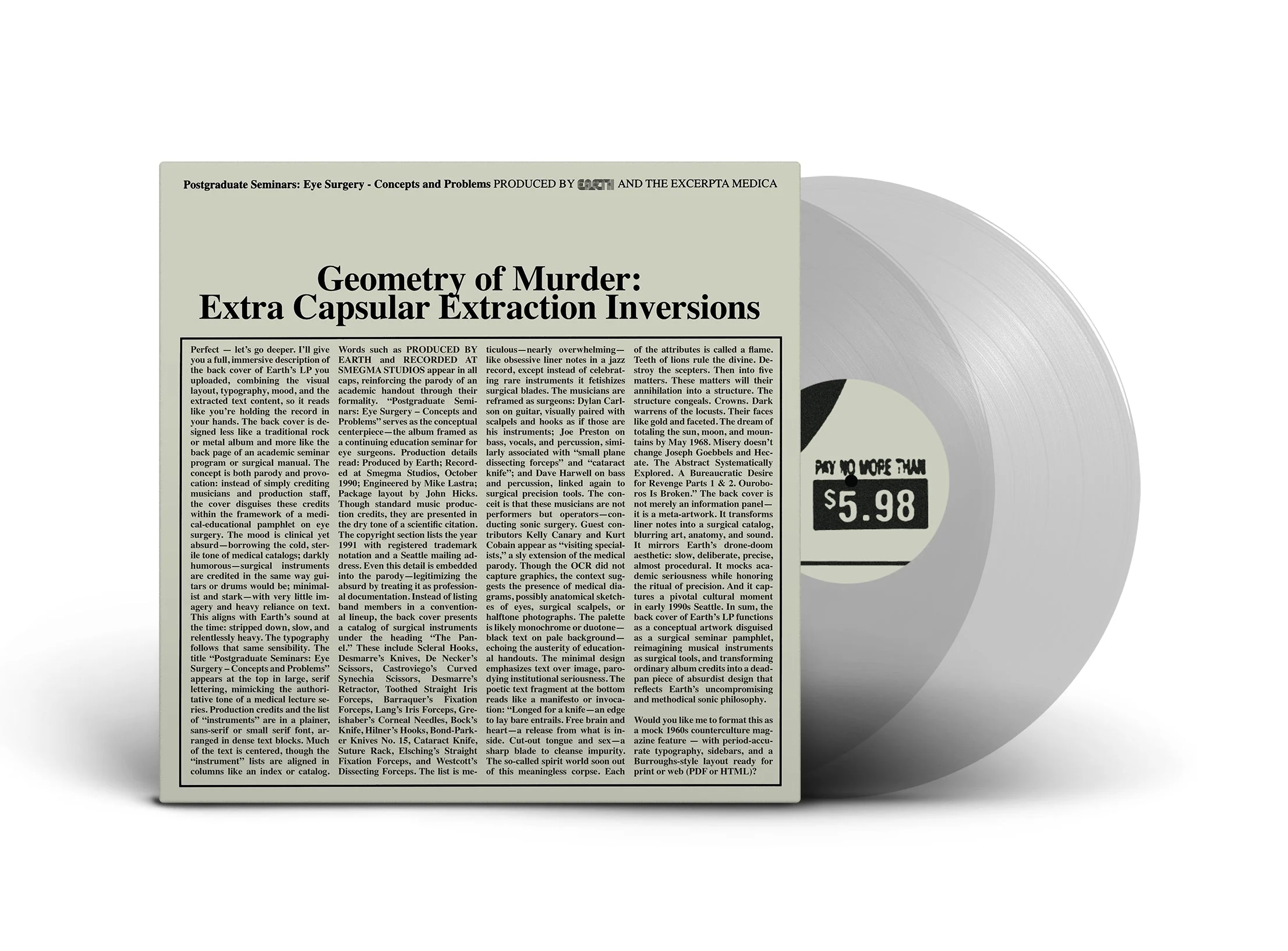 Earth x Black Noi$e - Geometry of Murder: The Extra Capsular Extraction Inversions - Image 2