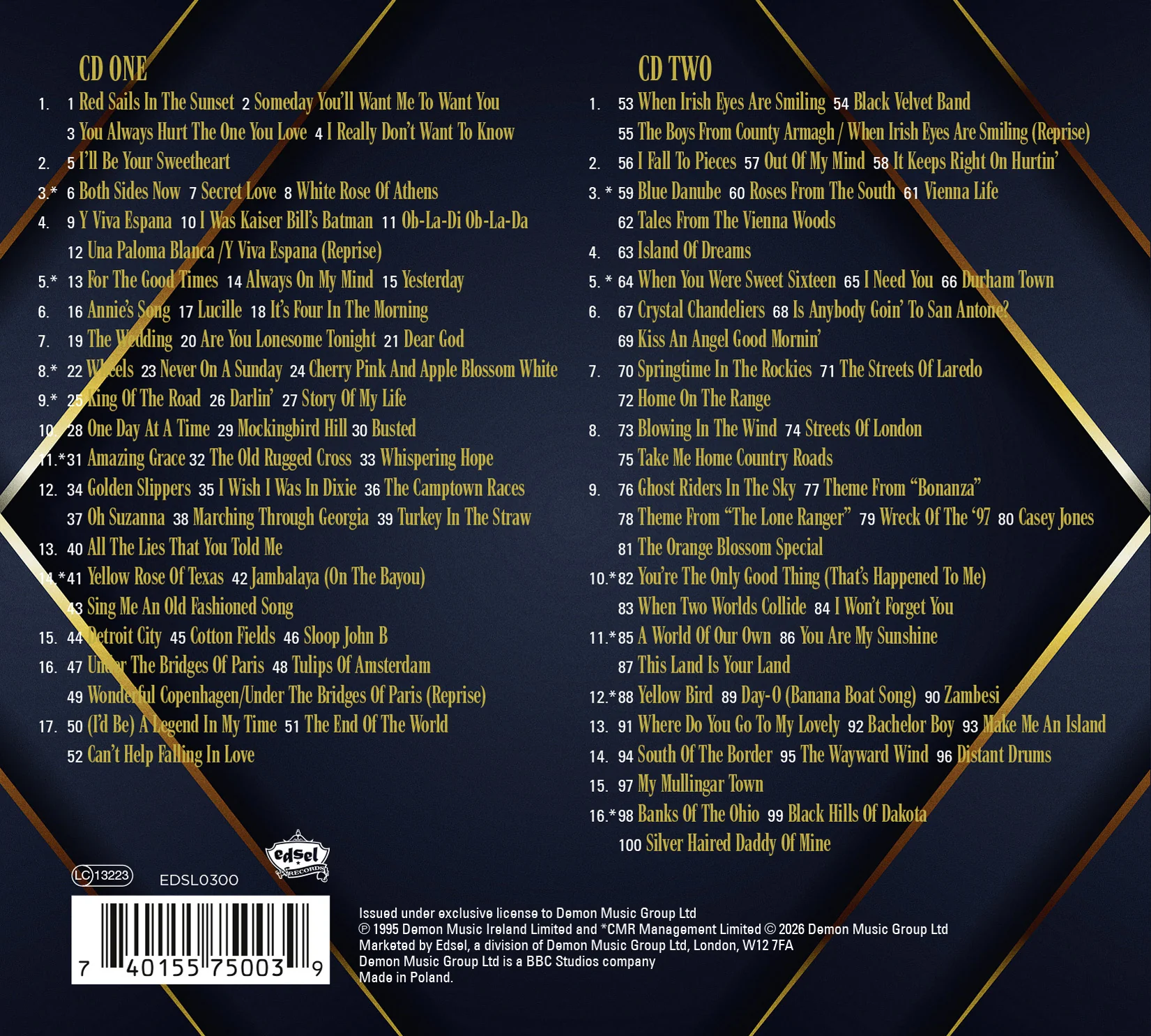 FOSTER & ALLEN - 100 GOLDEN GREATS - Image 2