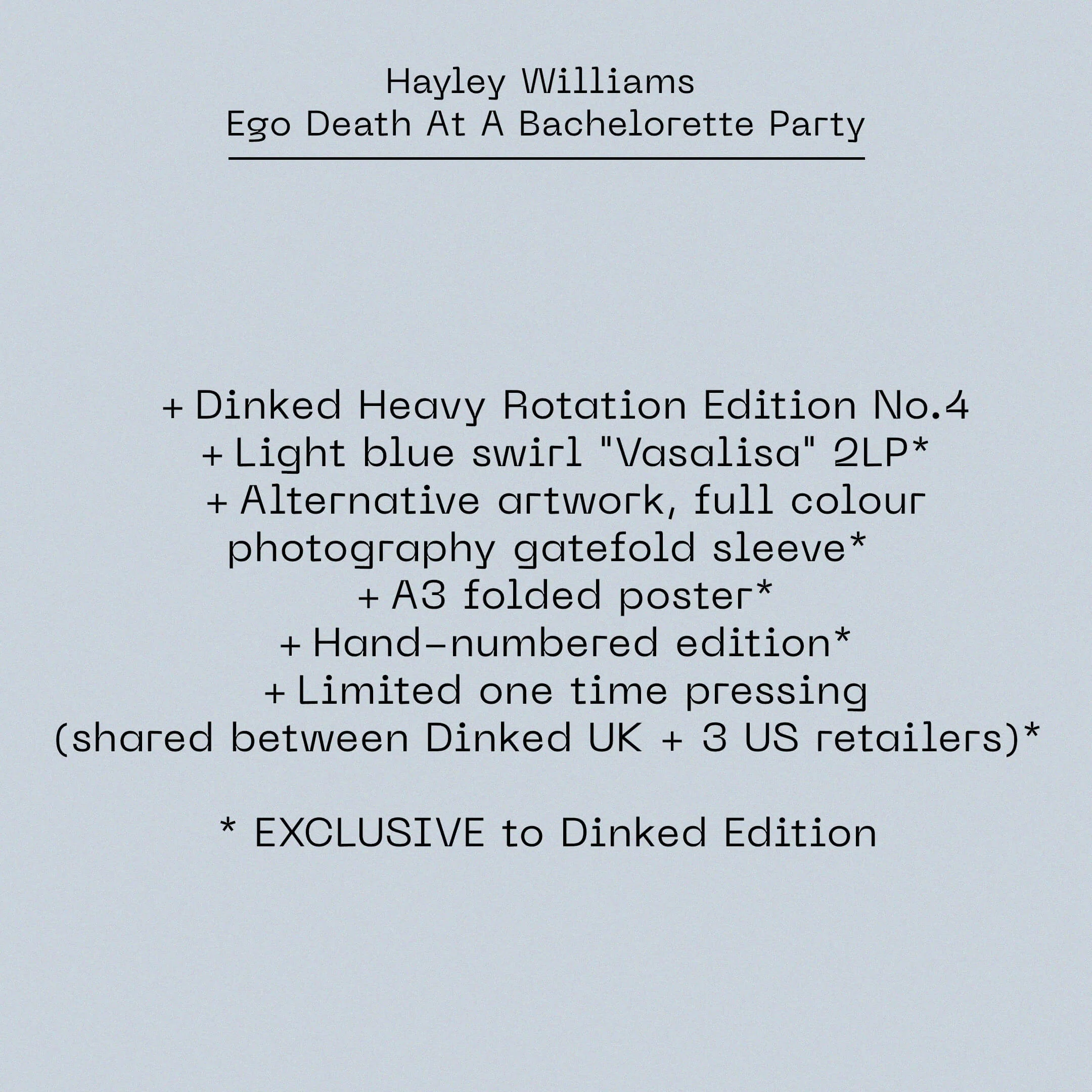Hayley Williams - Ego Death At A Bachelorette Party (Dinked Heavy Rotation Edition) - Image 2