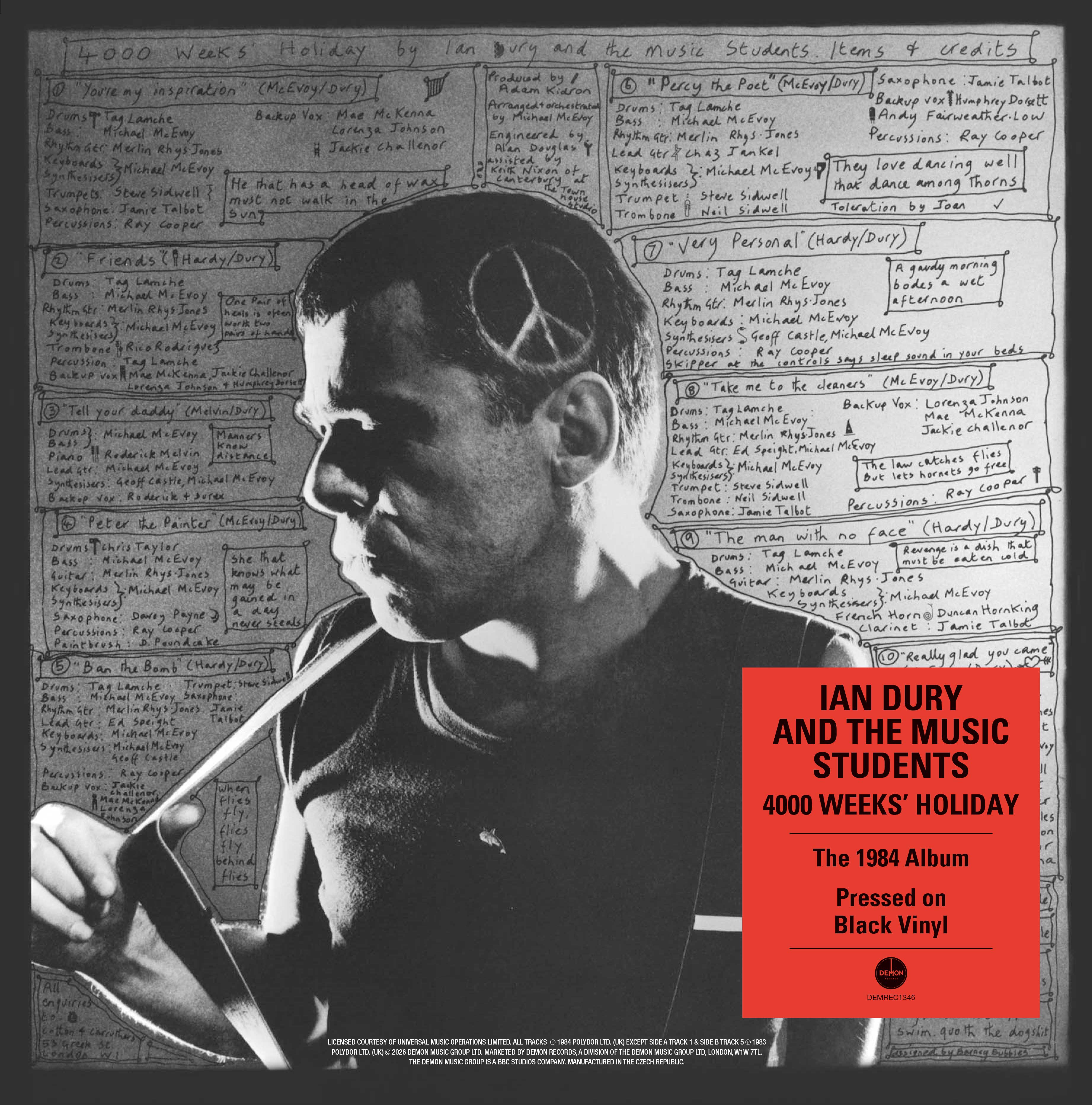 IAN DURY - 4000 WEEKS HOLIDAY