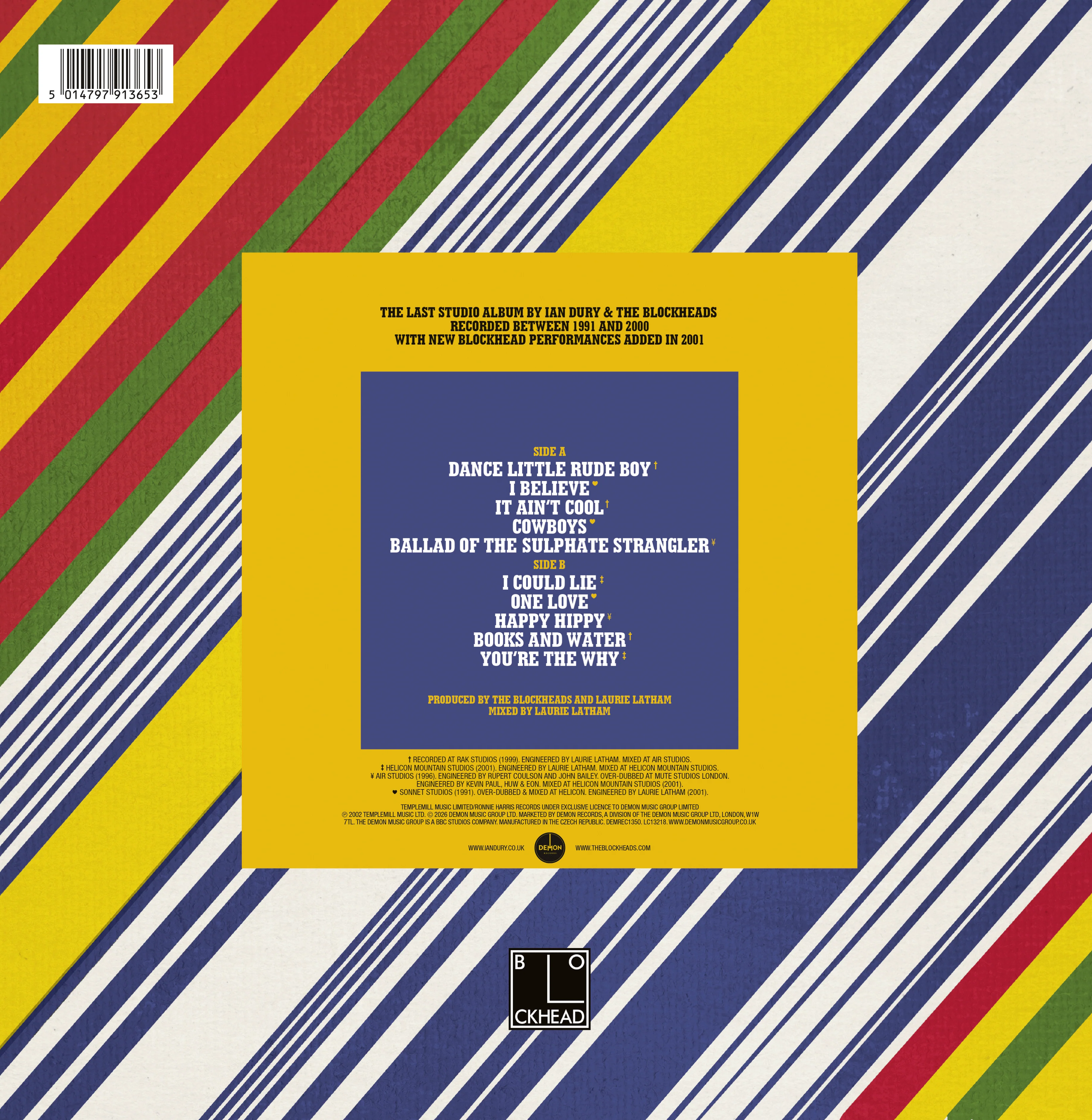 IAN DURY & THE BLOCKHEADS - TEN MORE TURNIPS FROM THE TIP - Image 2