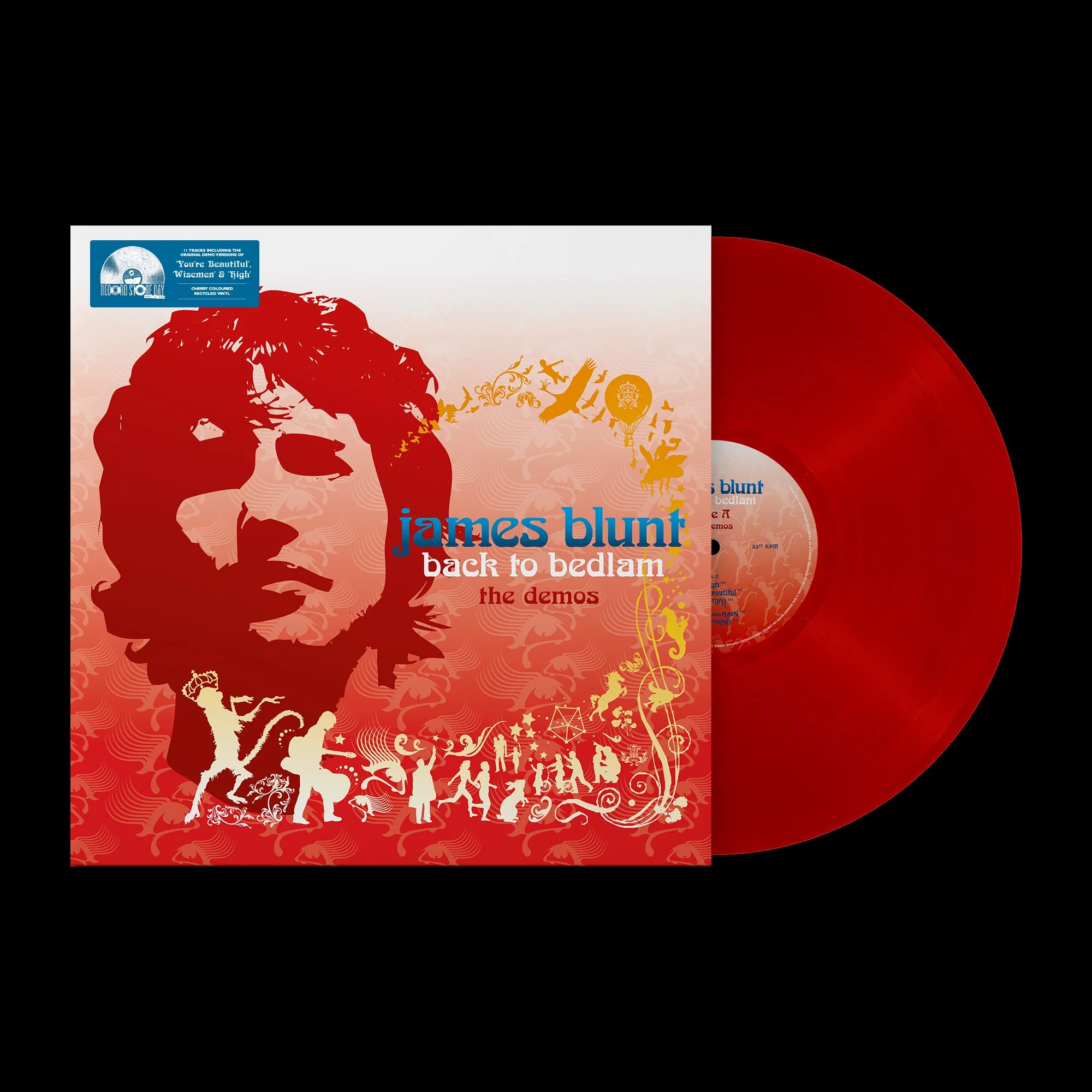 James Blunt - Back To Bedlam: The Demo's - 1LP - 140g Recycled Cherry Red Vinyl  [RSD 2025]
