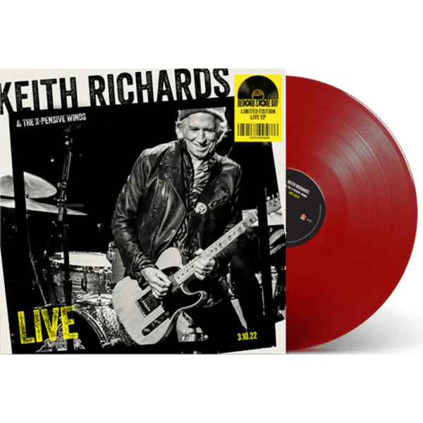 Keith Richards & The X-Pensive Winos - Live 3.10.22 - 1LP - Red Vinyl  [RSD 2025]
