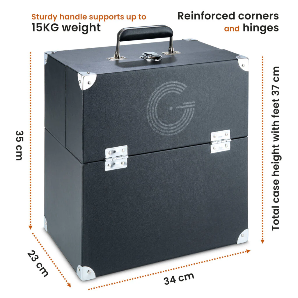 LP Storage Case With Double Hinged Flaps - Image 3