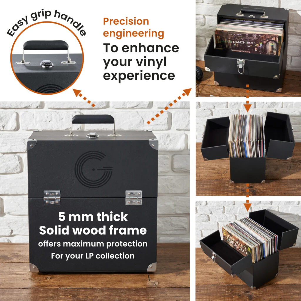 LP Storage Case With Double Hinged Flaps - Image 4