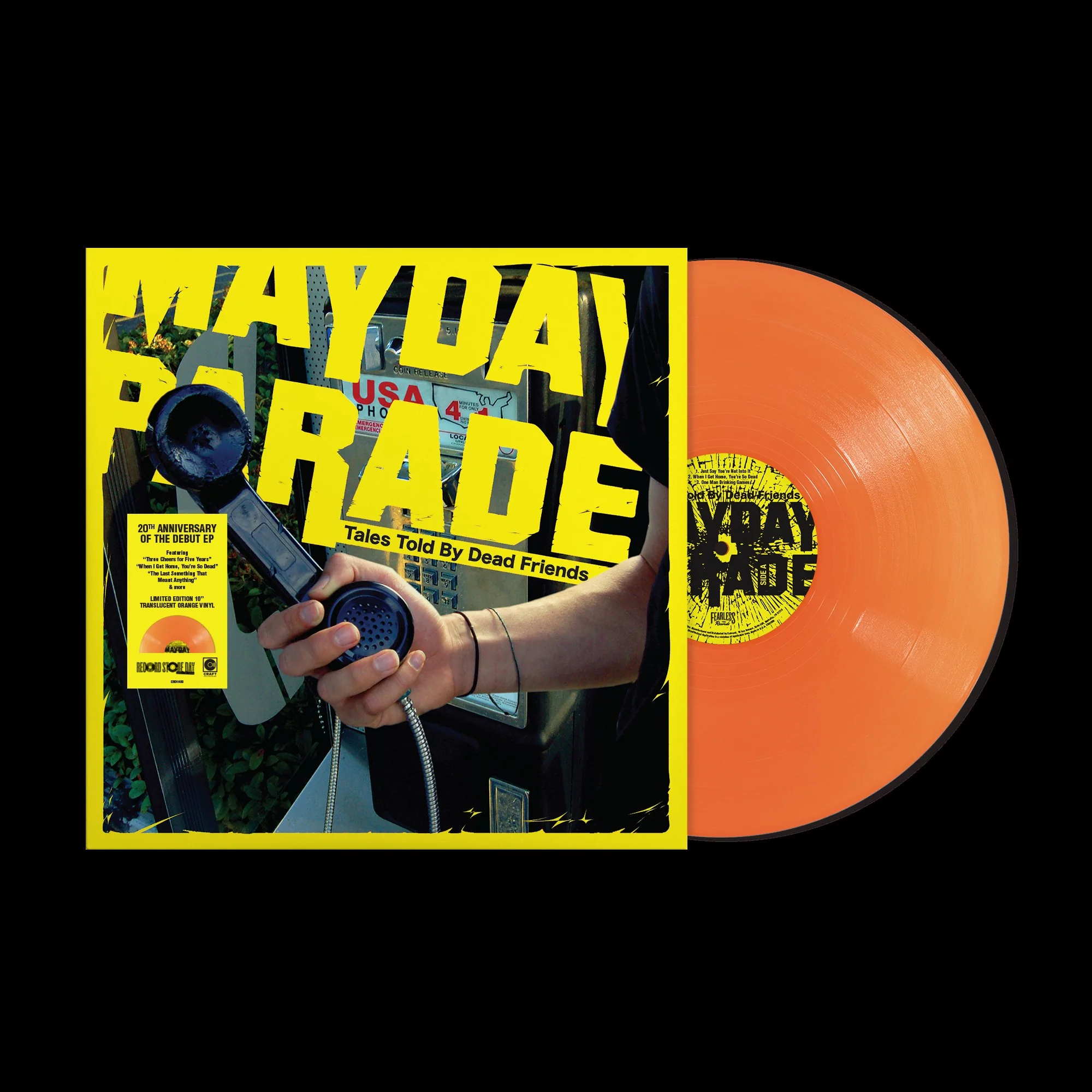 Mayday Parade - Tales Told By Dead Friends - 10" - Orange Limited Edition Vinyl  [RSD 2026]