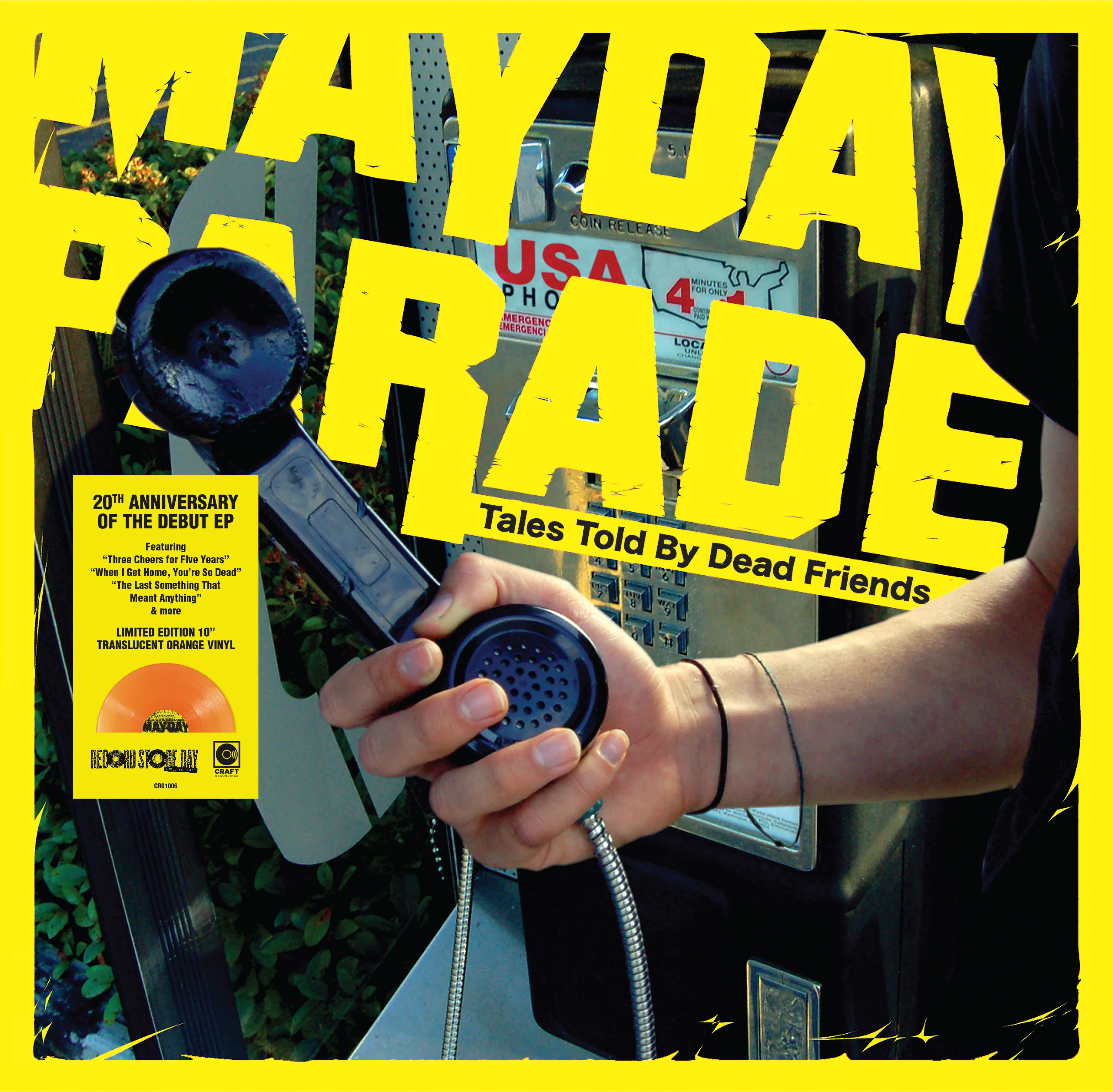 Mayday Parade - Tales Told By Dead Friends - 10" - Orange Limited Edition Vinyl  [RSD 2026] - Image 2