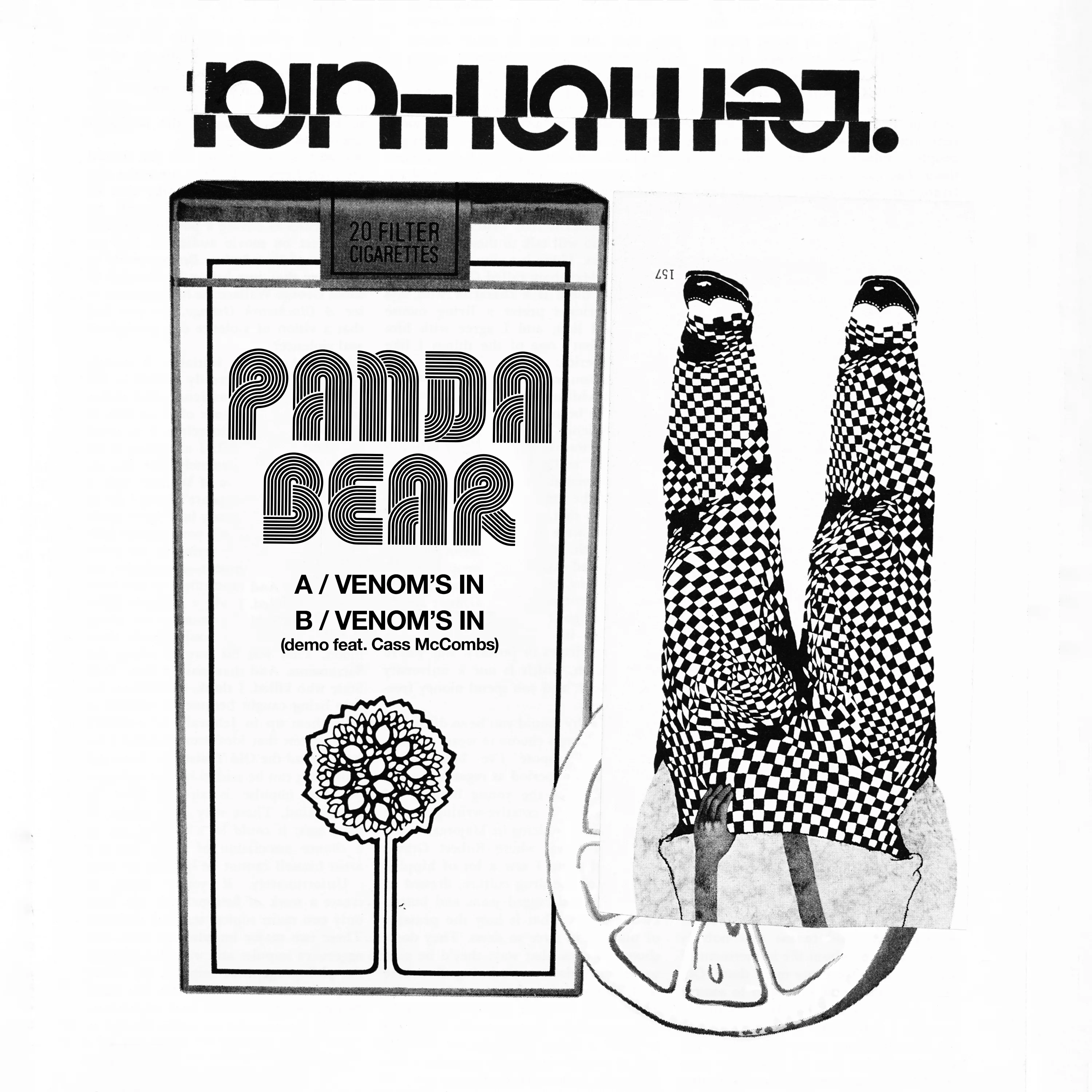 Panda Bear & Cass McCombs - Venom's In - 7" Black Vinyl  [RSD 2025]
