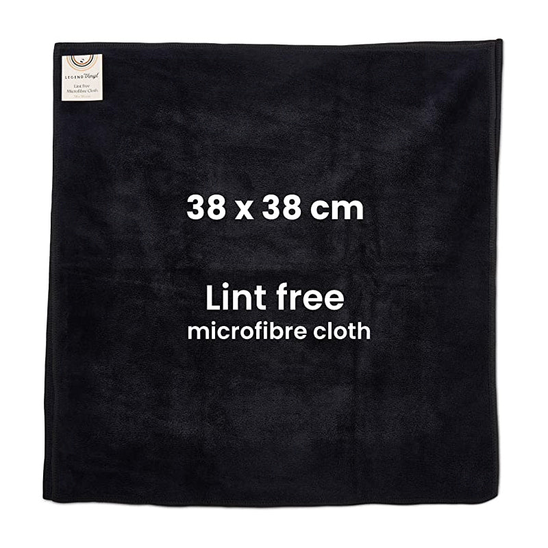 Professional Grade Vinyl Record Cleaning Solution and Microfibre Cloth Set - Image 3