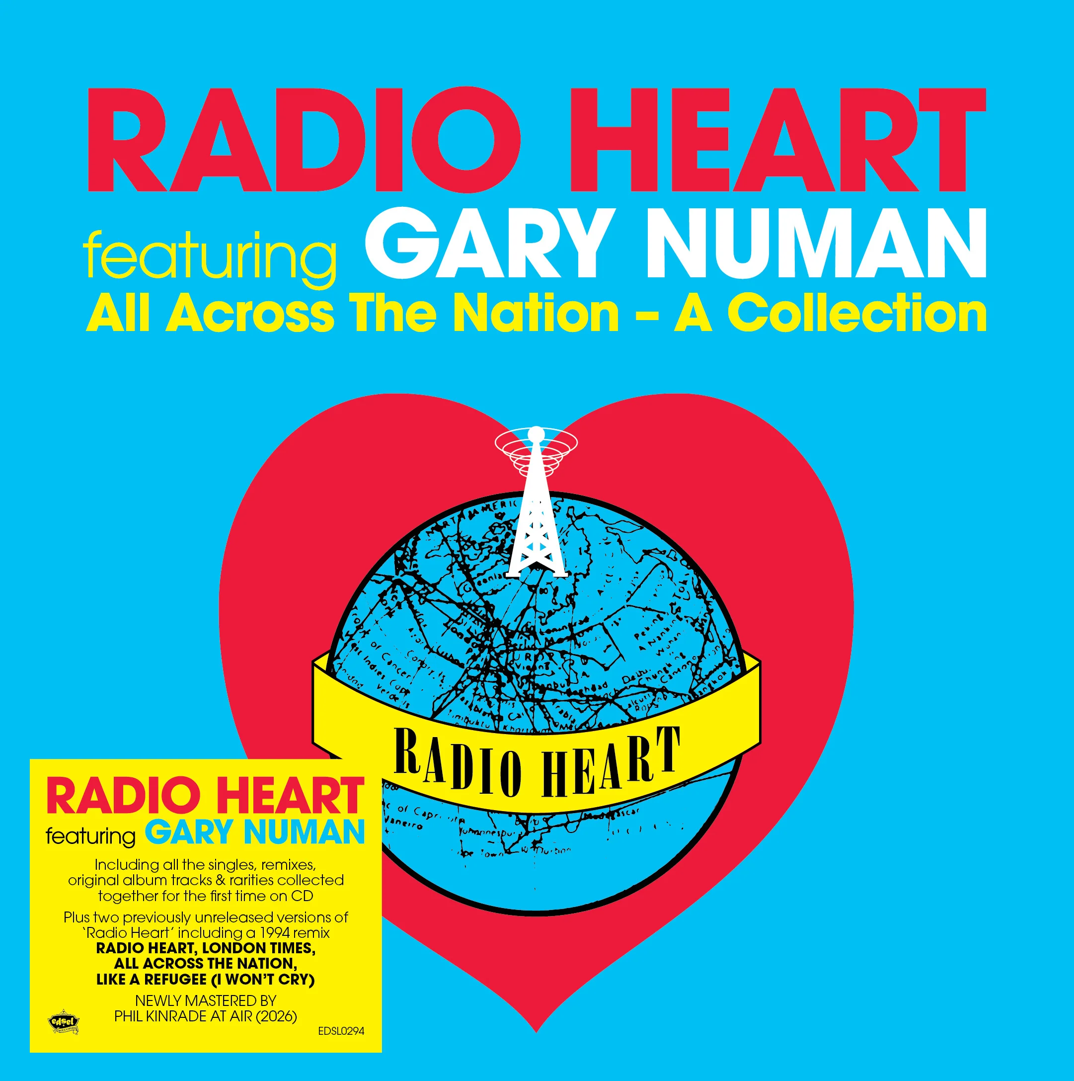 RADIO HEART FEATURING GARY NUMAN - ALL ACROSS THE NATION - A COLLECTION