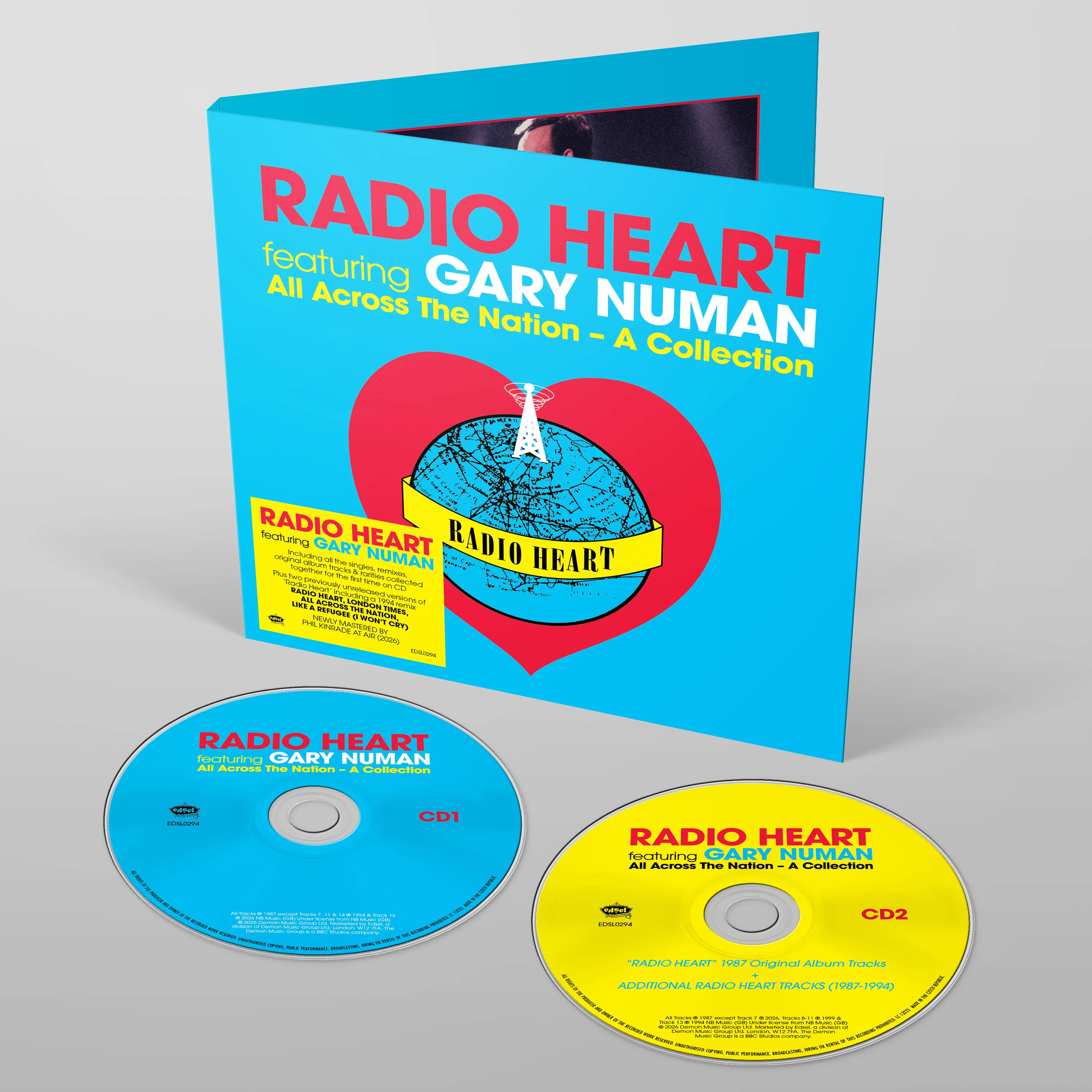 RADIO HEART FEATURING GARY NUMAN - ALL ACROSS THE NATION - A COLLECTION - Image 3