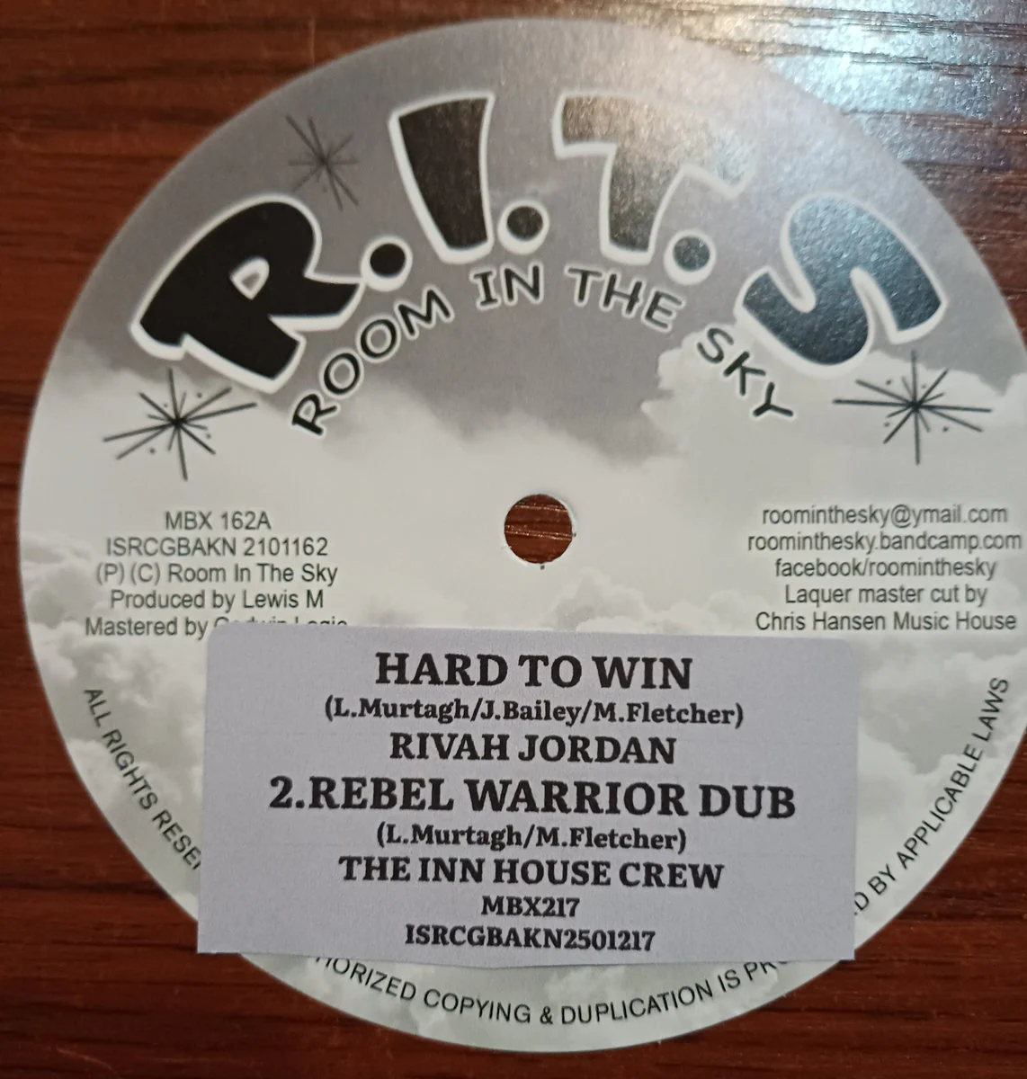 RIVAH JORDAN / J. NILE - REBEL WARRIOR RIDDIM