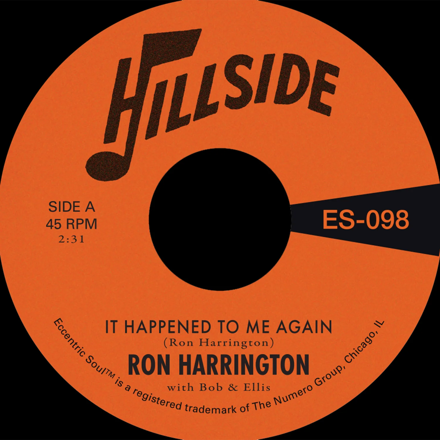 Ron Harrington - It Happened To Me Again b/w Because You're Mine