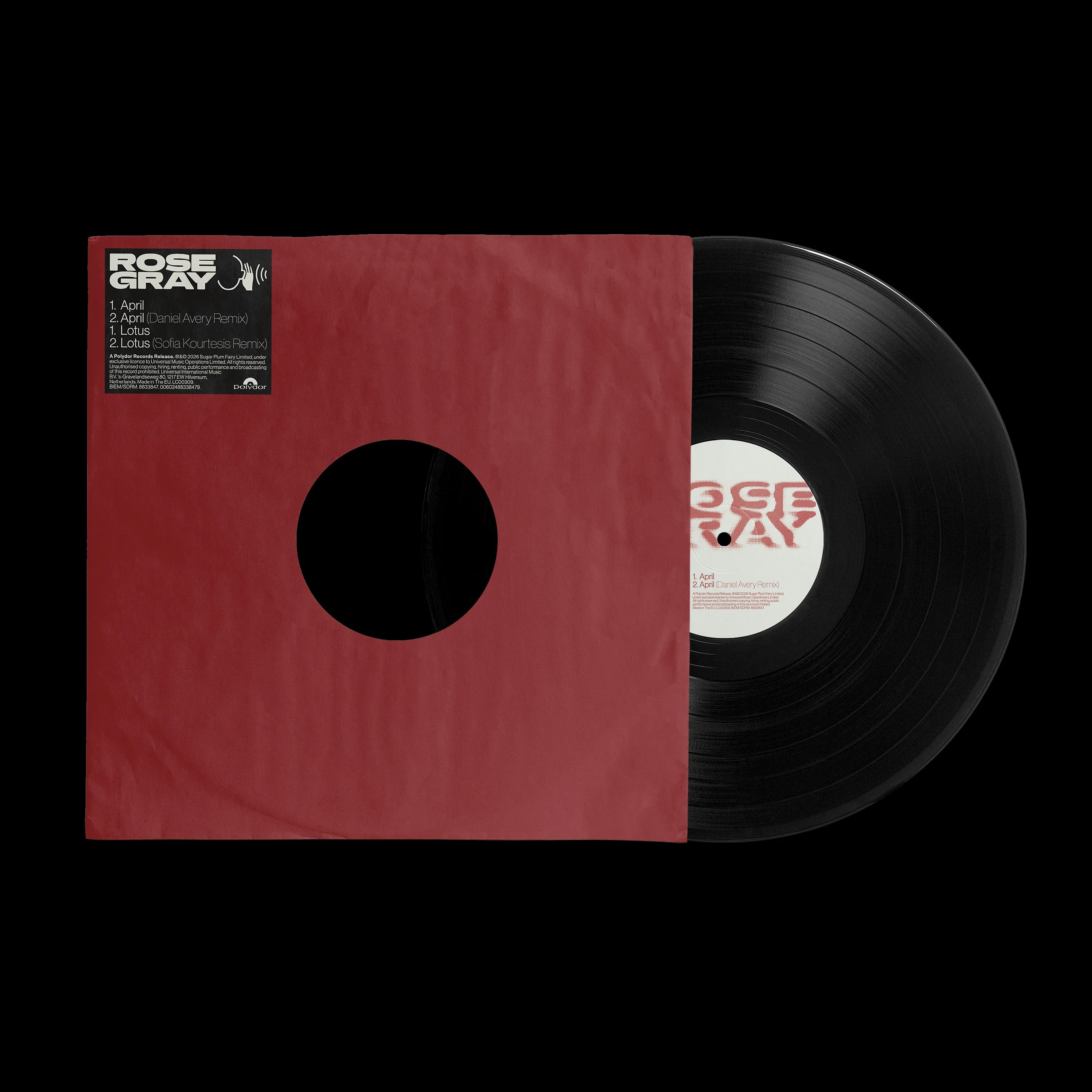 Rose Gray - April/Lotus - 12" - Black Vinyl  [RSD 2026]