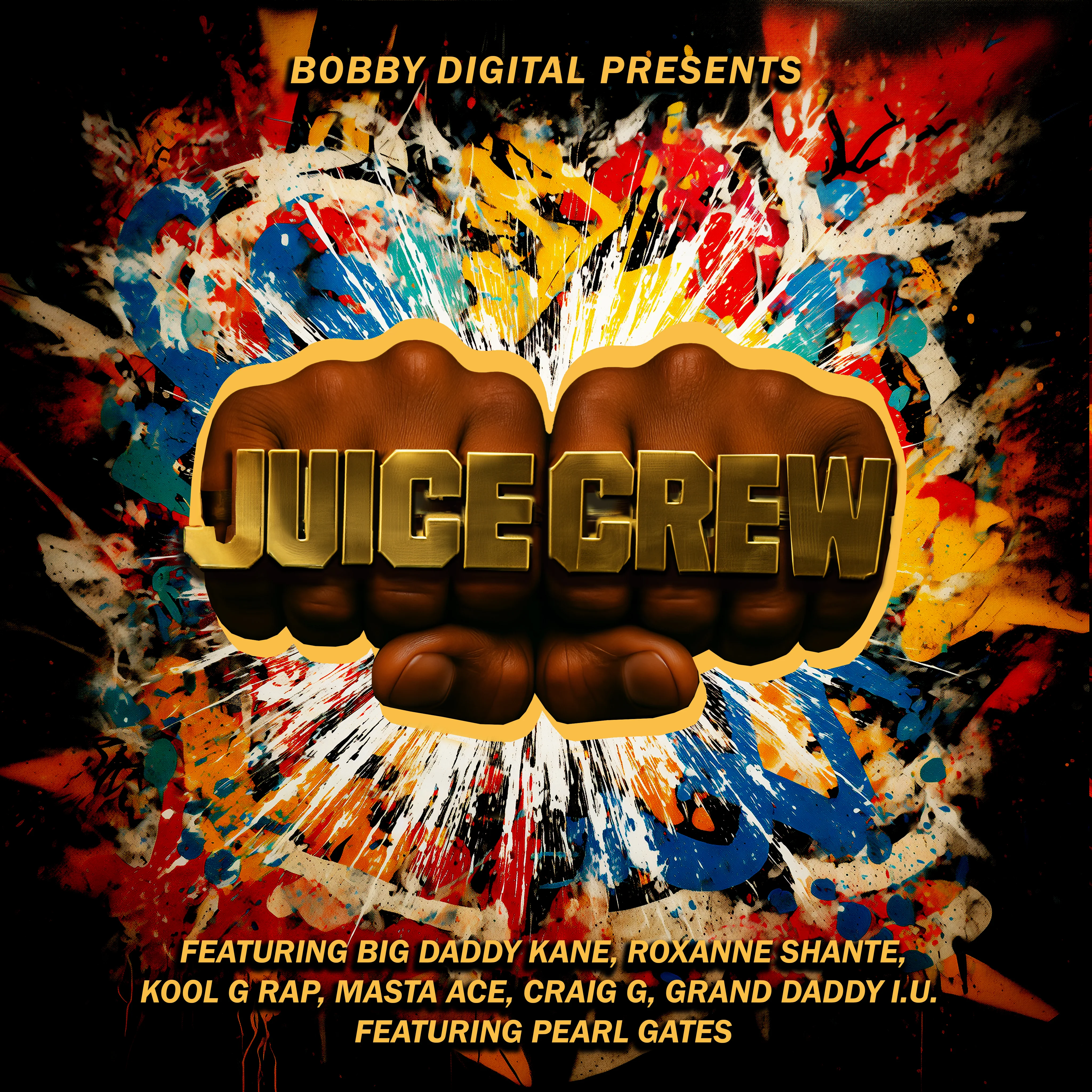 RZA, Juice Crew Big Daddy Kane, Craig G, Roxanne Shanté, Kool G Rap Granddaddy I.U., Masta Ace, Pearl Gates - Bobby Digital Presents: The Juice Crew - 1LP - Limited Edition Vinyl  [RSD 2026]