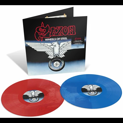 Saxon - Wheels Of Steel - 2LP - Blue & Red Vinyl  [RSD 2025]
