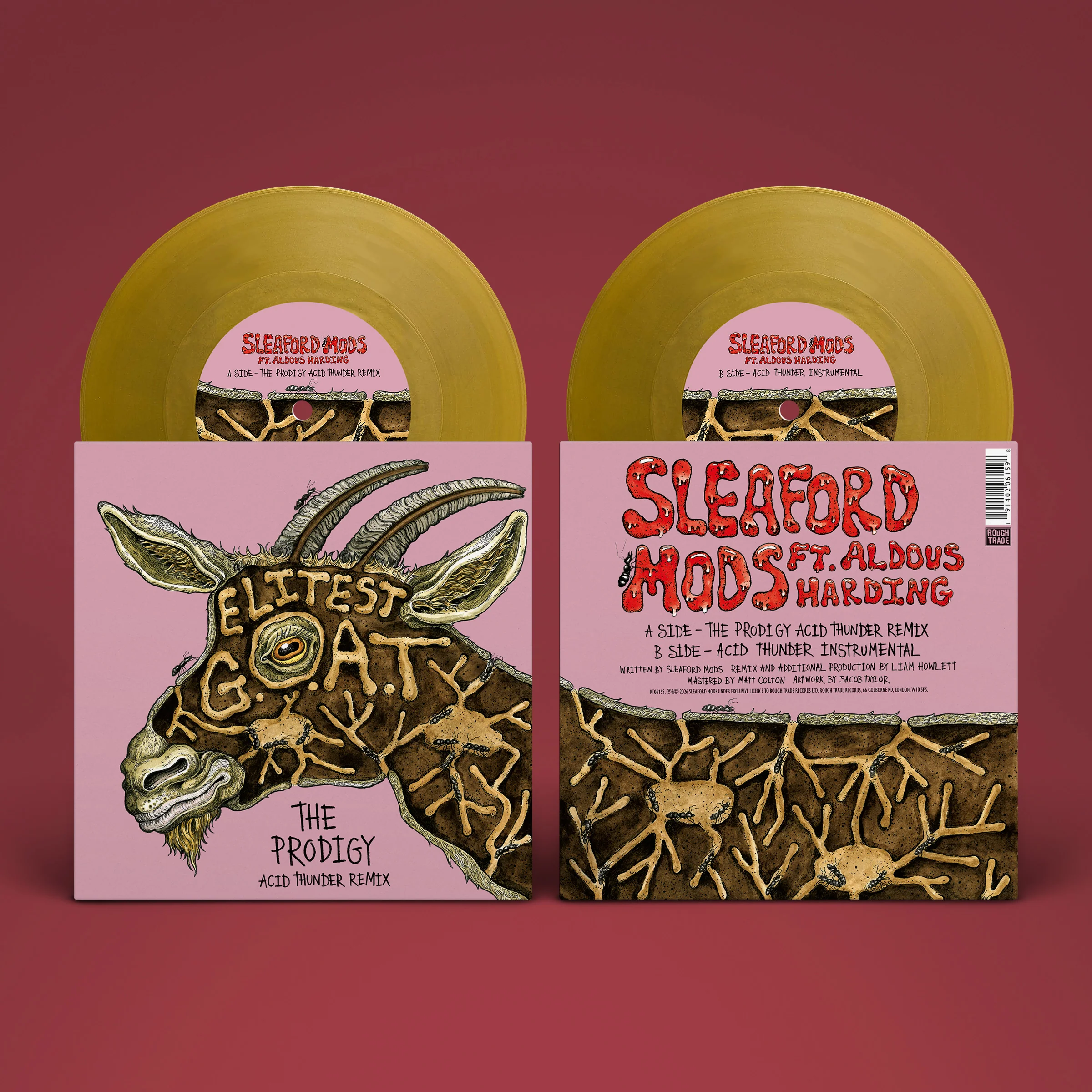 Sleaford Mods feat. Aldous Harding - Elitest G.O.A.T. (The Prodigy Acid Thunder Mix) - Image 2