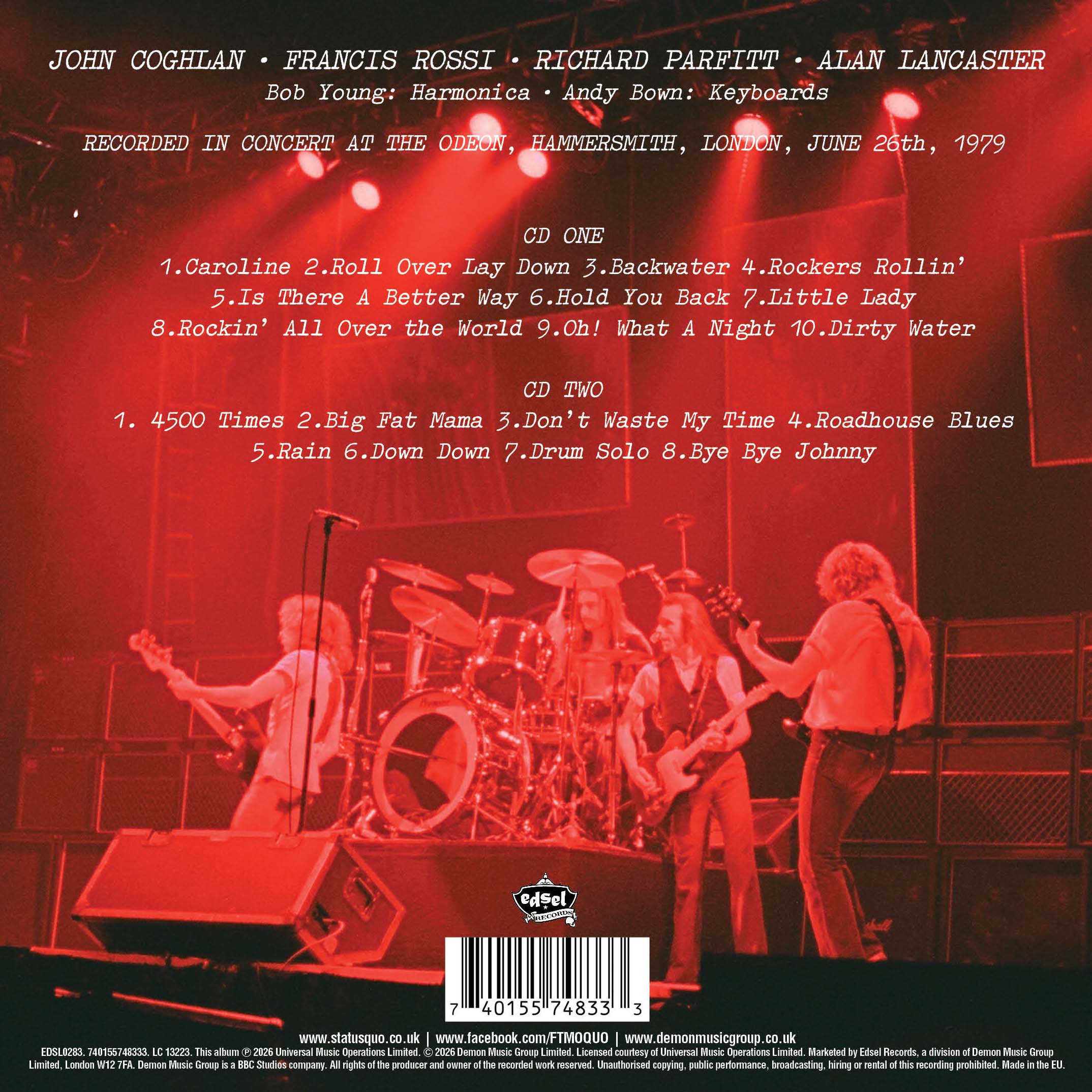 Status Quo - Live at Hammersmith 1979 - Image 2