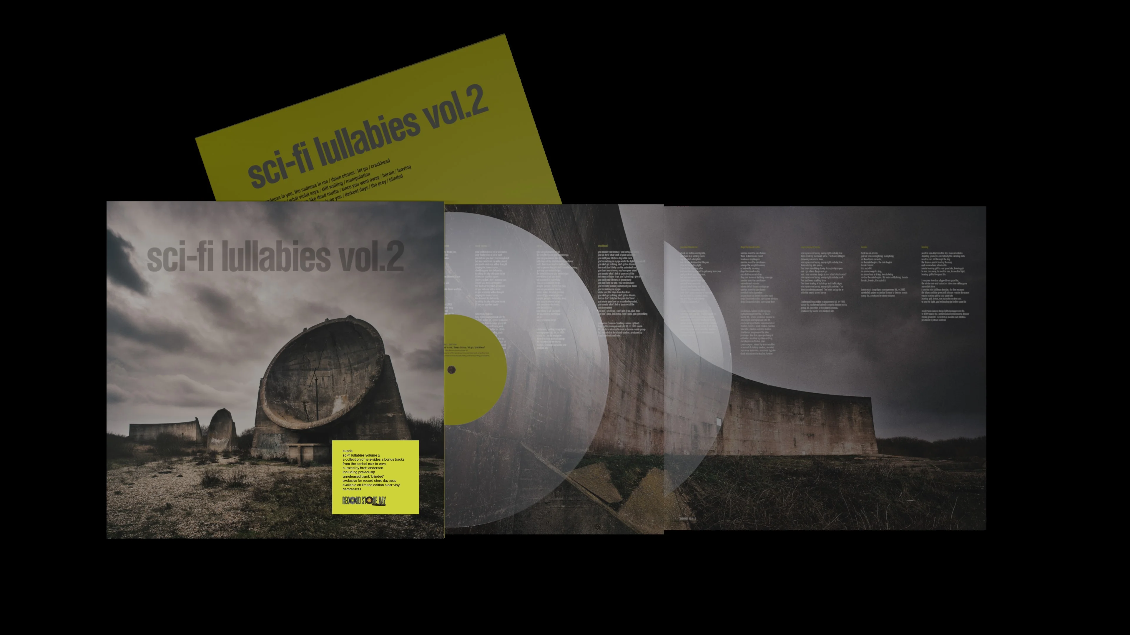 Suede - Sci-fi Lullabies Volume 2 - 2LP - 140g Clear Vinyl  [RSD 2025]