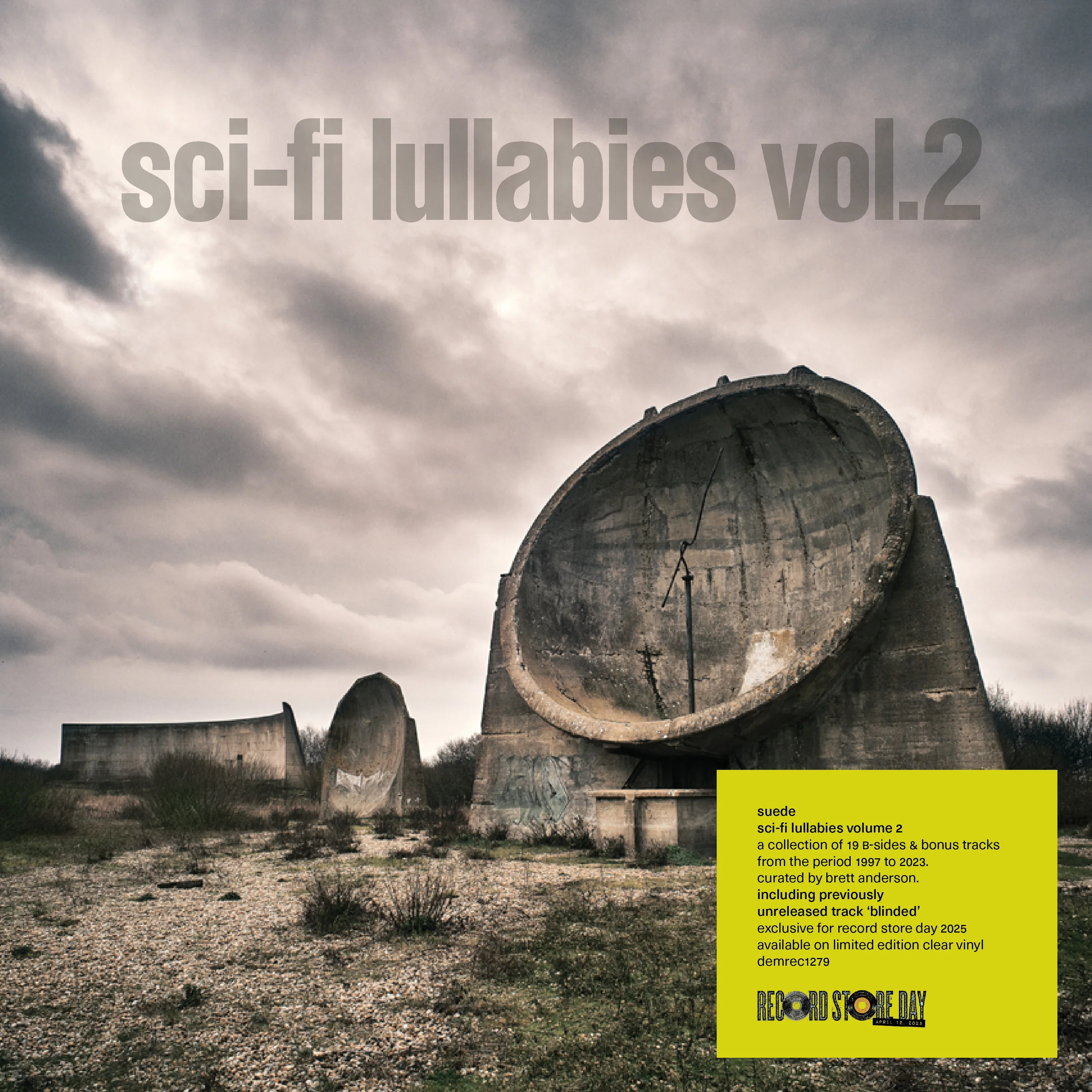 Suede - Sci-fi Lullabies Volume 2 - 2LP - 140g Clear Vinyl  [RSD 2025] - Image 2
