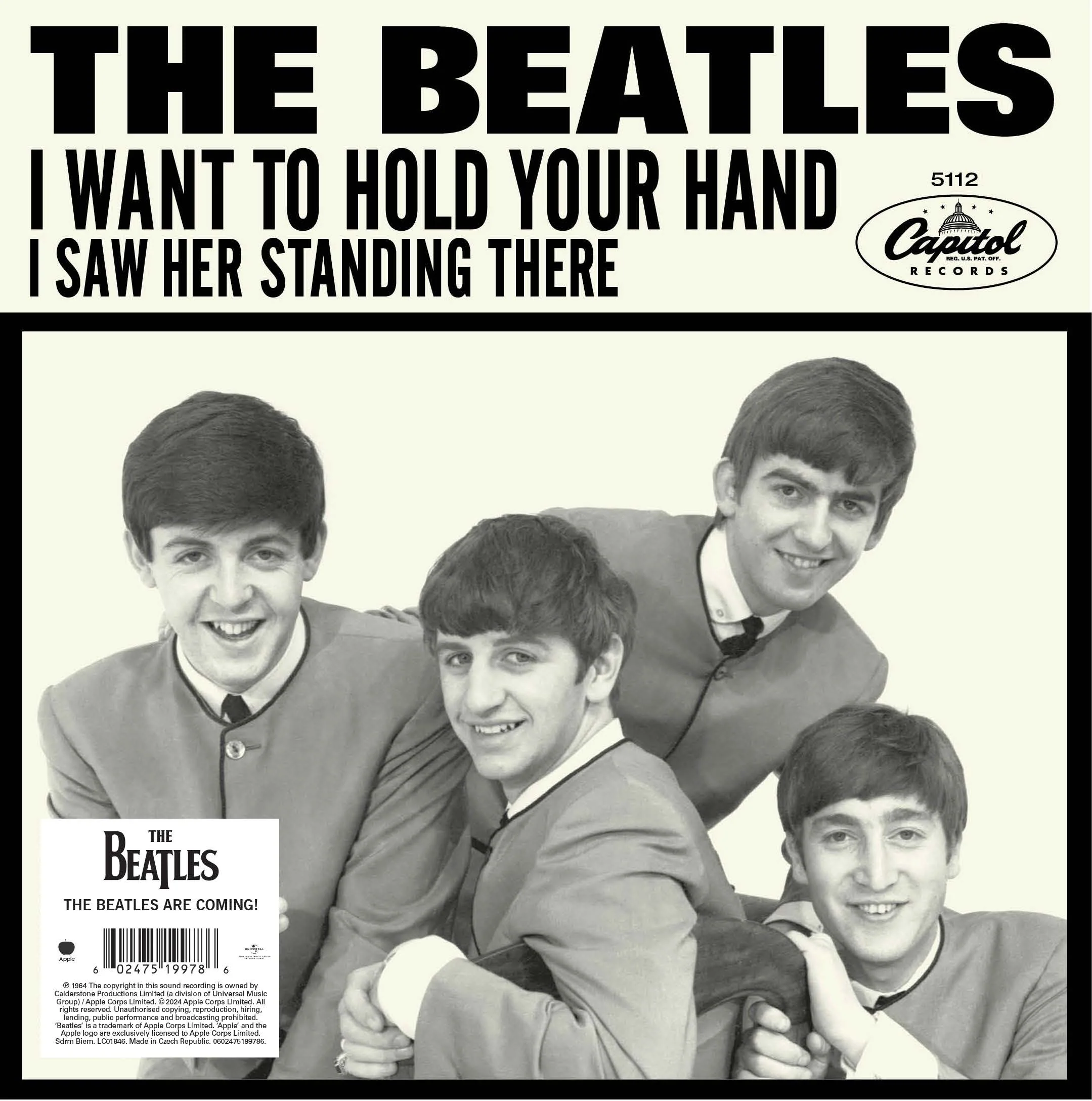 The Beatles - I Wanna Hold Your Hand / I Saw Her Standing There (RSD Black Friday 2024)