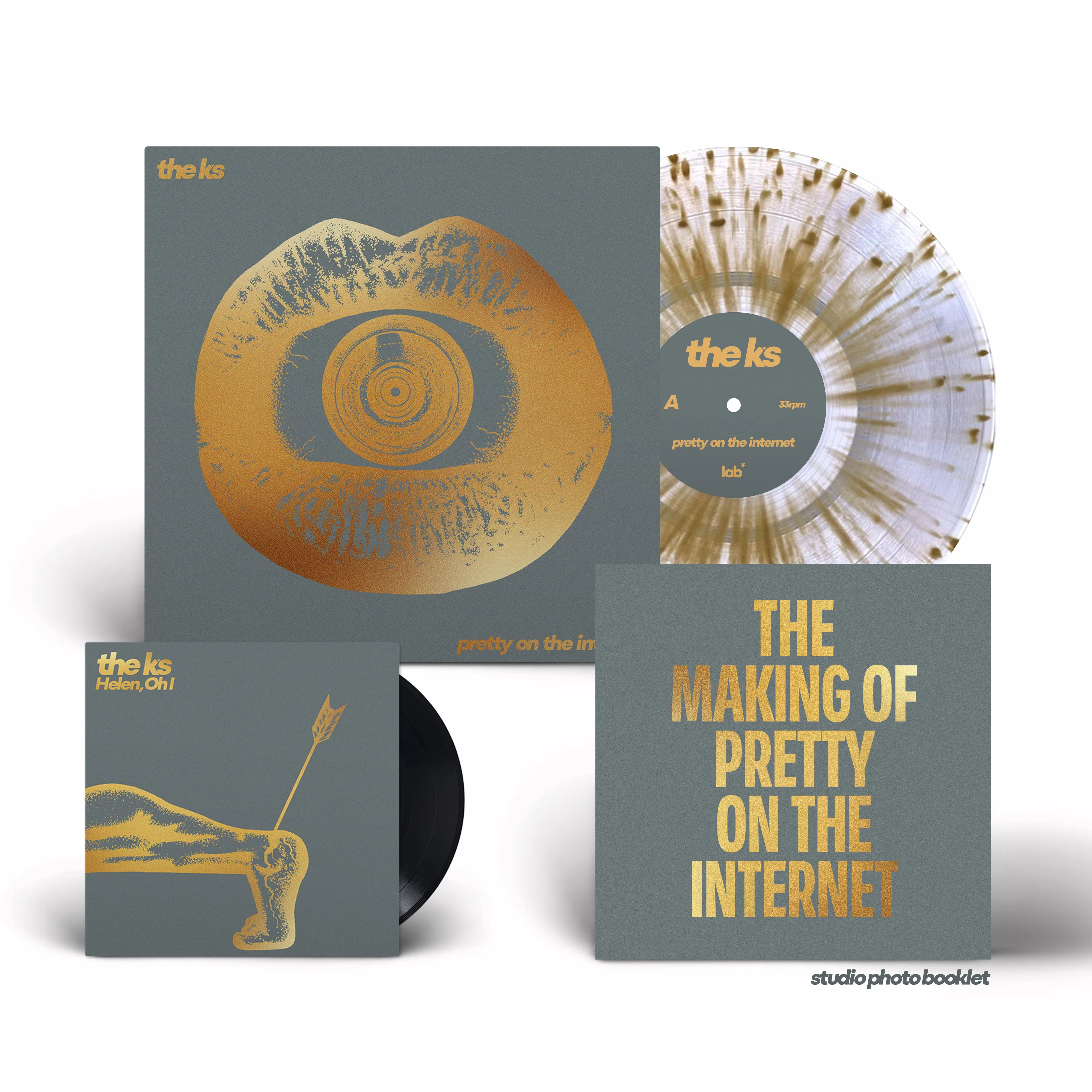 The K's - Pretty On The Internet - 2LP - Clear & Gold Splatter Vinyl  [RSD 2026]