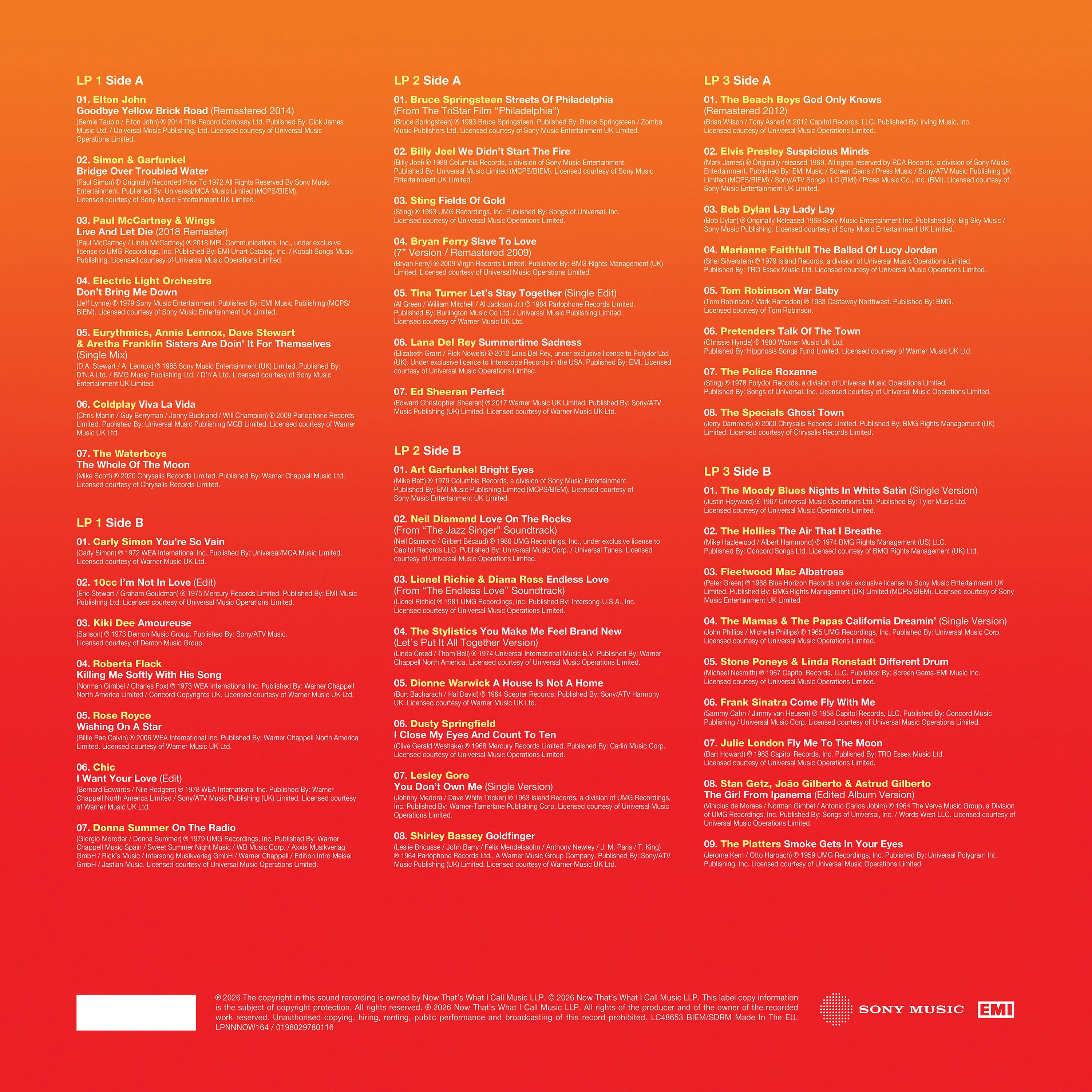 Various Artists - NOW That's What I Call Timeless - The Eternal Collection - Image 2