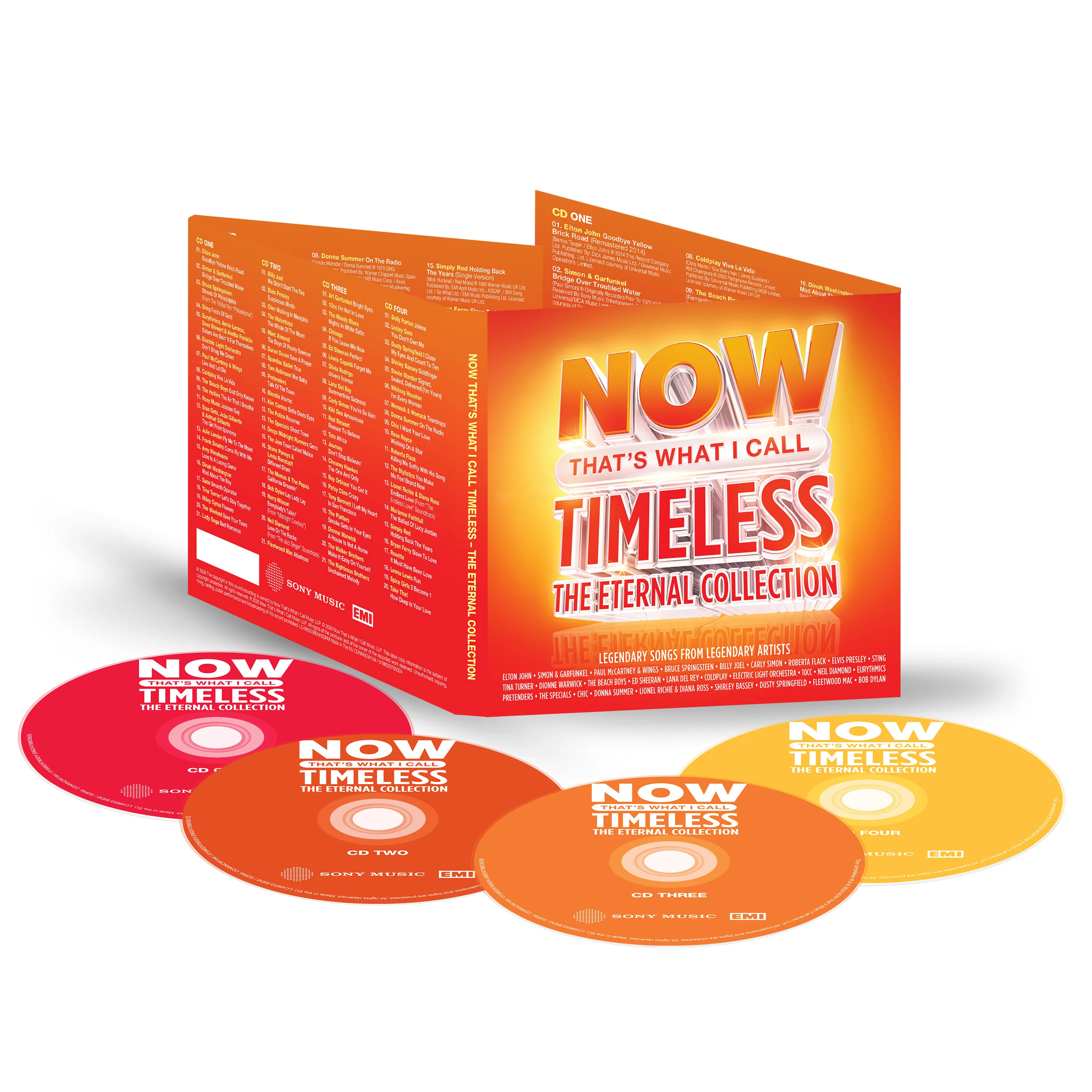 Various Artists - NOW That's What I Call Timeless - The Eternal Collection - Image 3