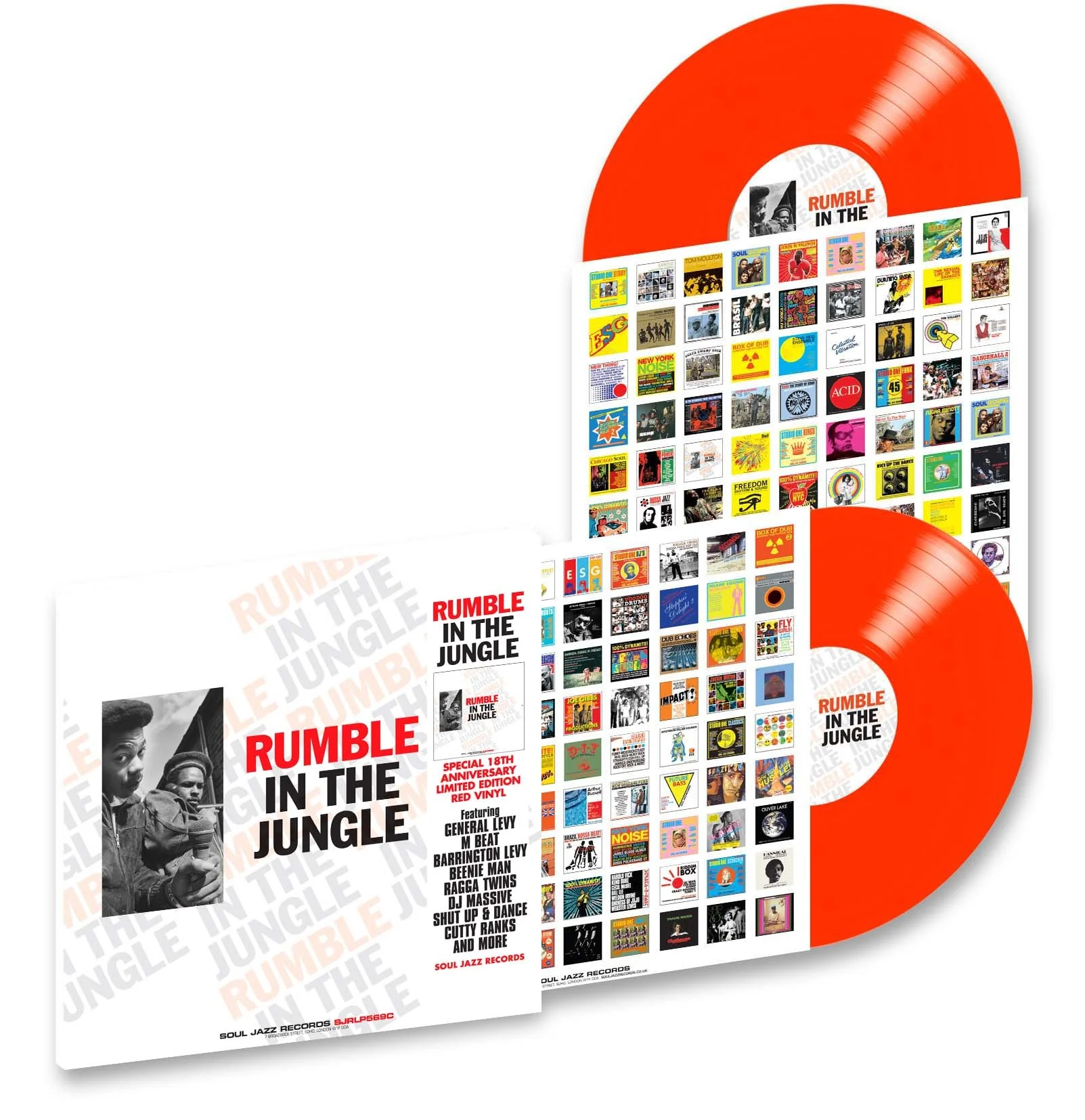 Various Artists - Rumble In The Jungle (18th Anniversary Edition) - 1LP - Red Vinyl  (+ download code)   [RSD 2025]