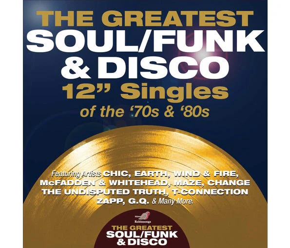VARIOUS ARTISTS - THE GREATEST SOUL/FUNK & DISCO 12” INCH SINGLES OF THE 70s & 80s 4CD CLAMSHELL