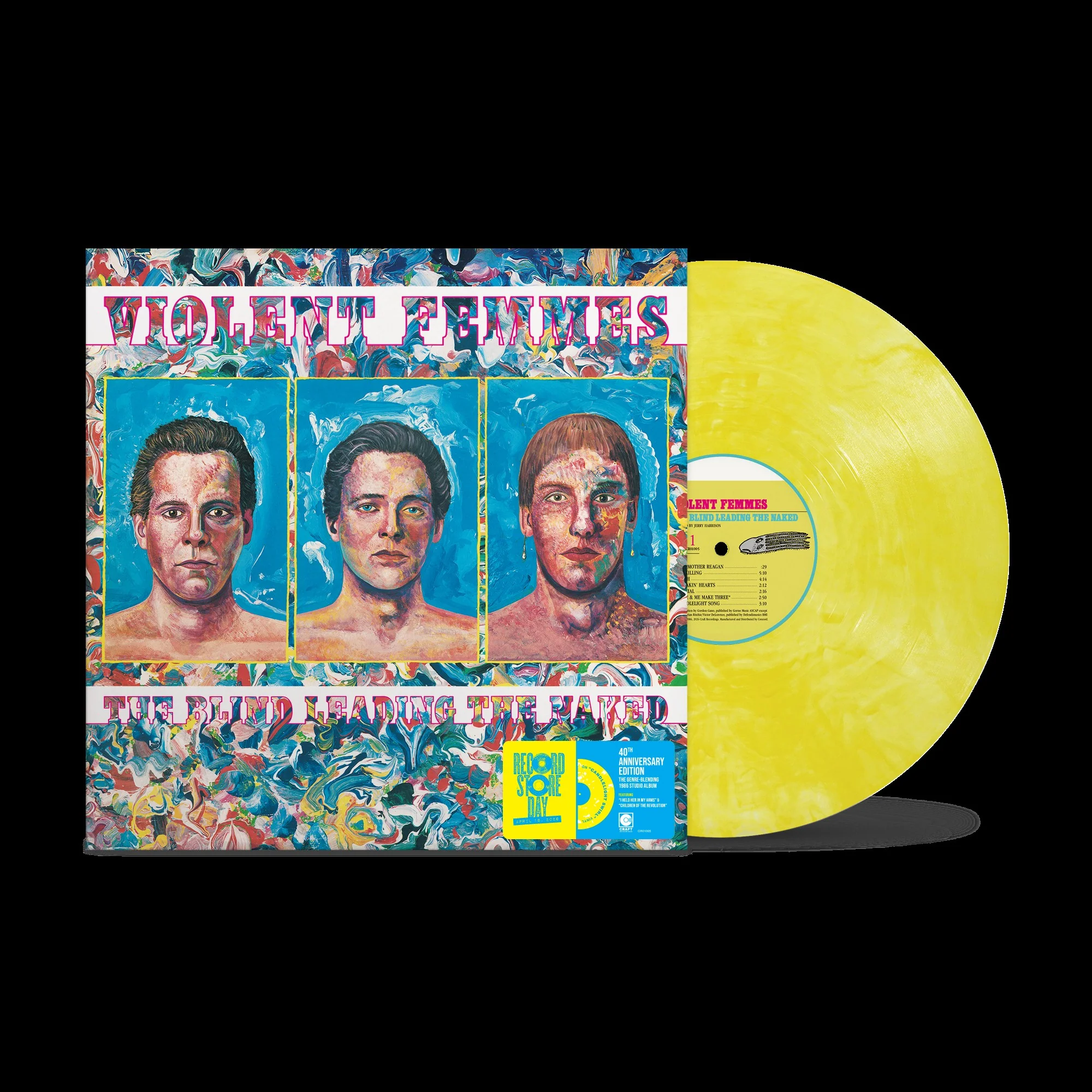 Violent Femmes - The Blind Leading the Naked - 1LP - Yellow Marble Vinyl  [RSD 2026]