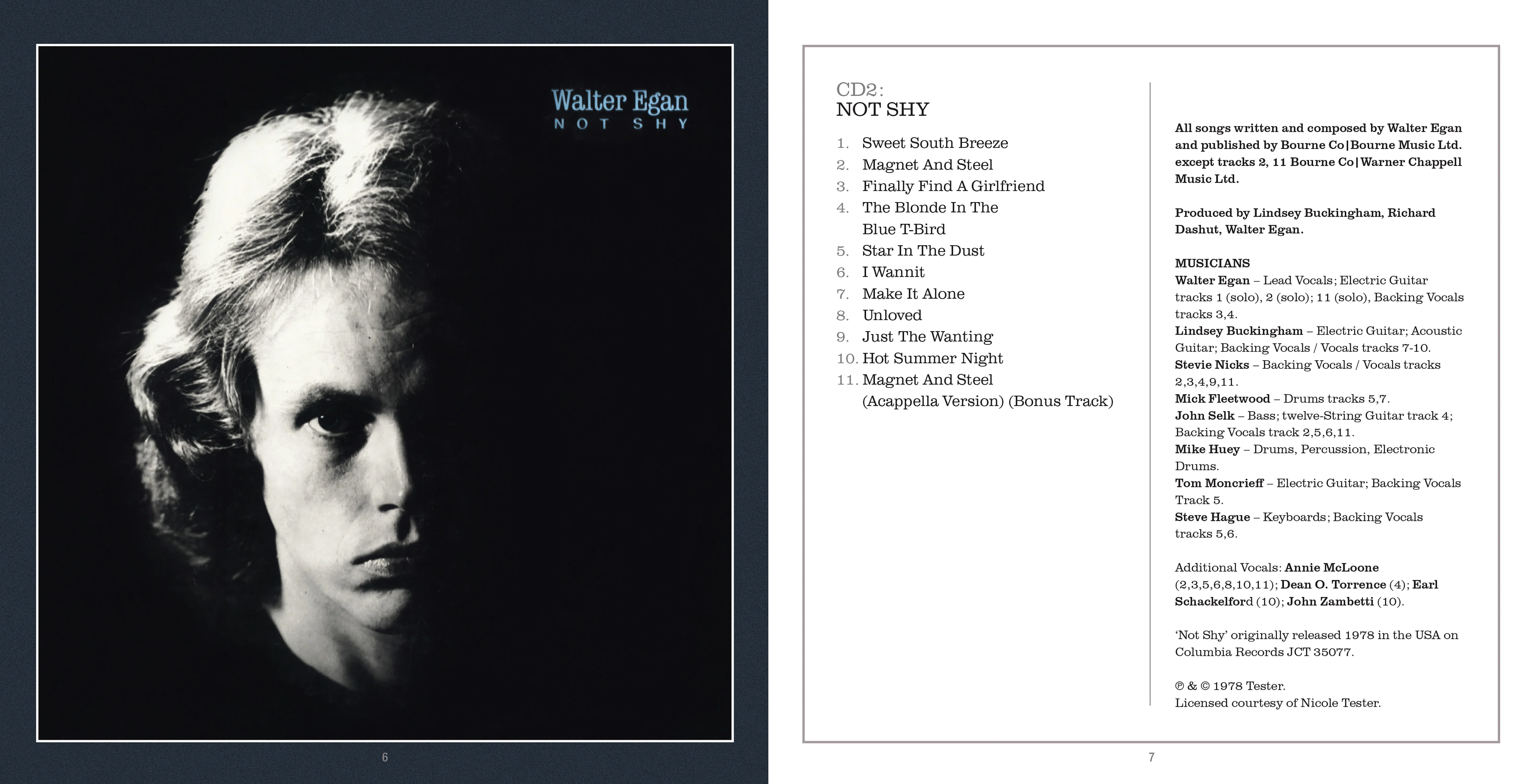 WALTER EGAN - The Album Collection 1977-1980 - Image 2