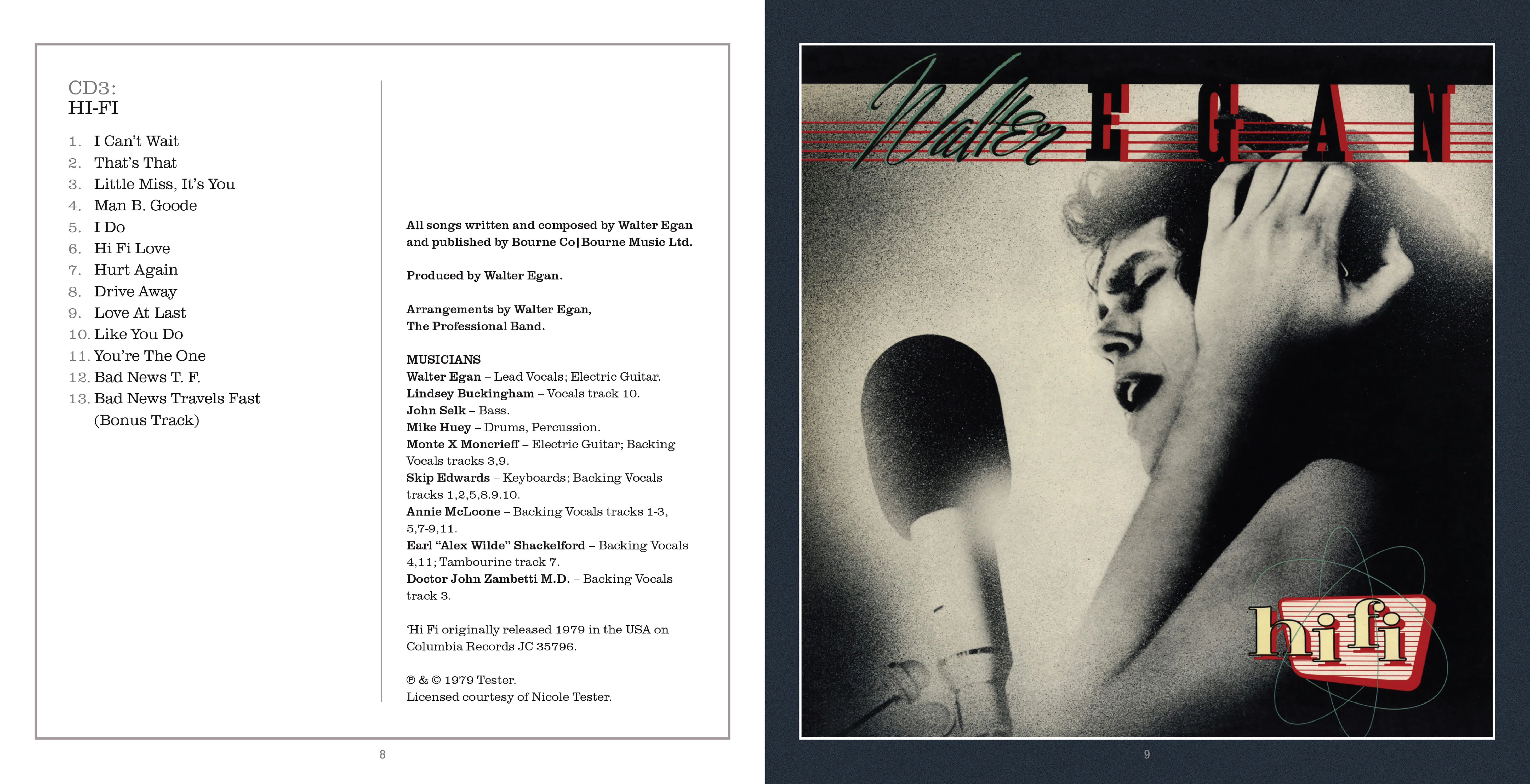 WALTER EGAN - The Album Collection 1977-1980 - Image 3
