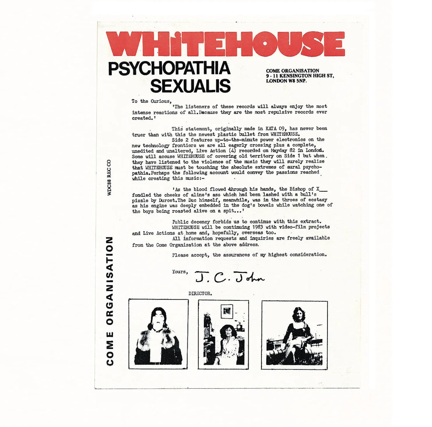 Whitehouse - Psychopathia Sexualis (Legacy Edition)