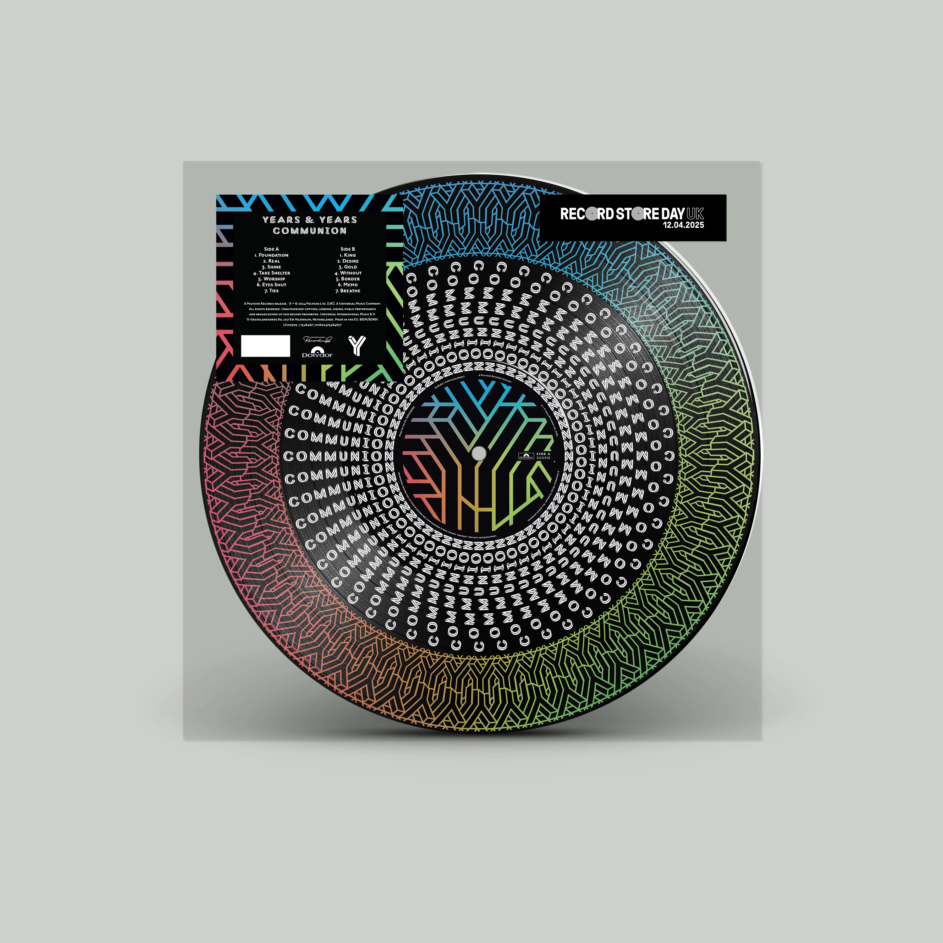 Years & Years - Communion (10th Anniversary) - 1LP - Zoetrope Disc  [RSD 2025] - Image 2
